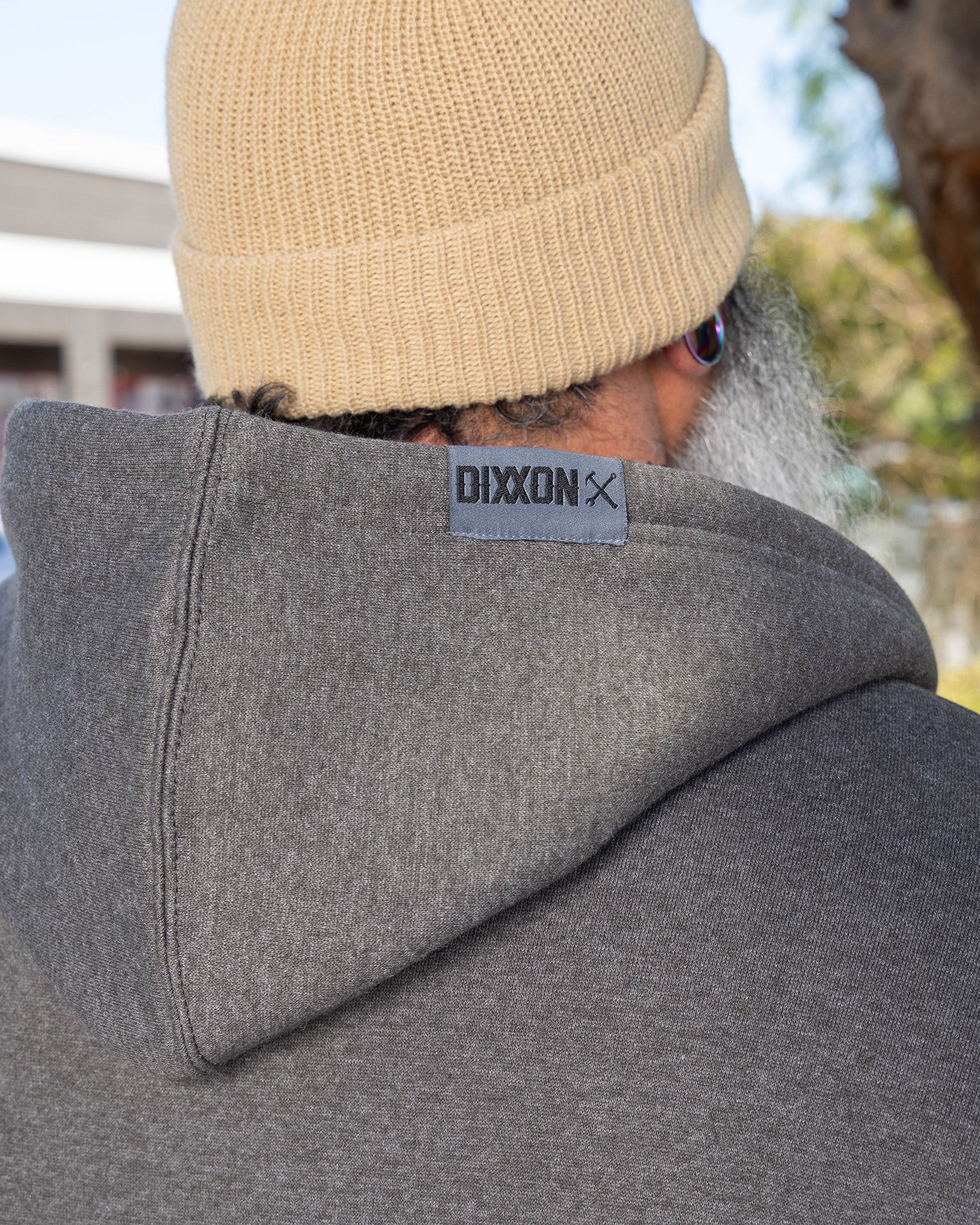 Sherpa Lined Zip Up Hoodie - Heather Charcoal - Dixxon Flannel Co.