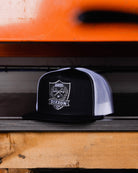 Shield Flat Bill Trucker Snapback - Dixxon Flannel Co.