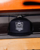 Shield Flat Bill Trucker Snapback - Dixxon Flannel Co.
