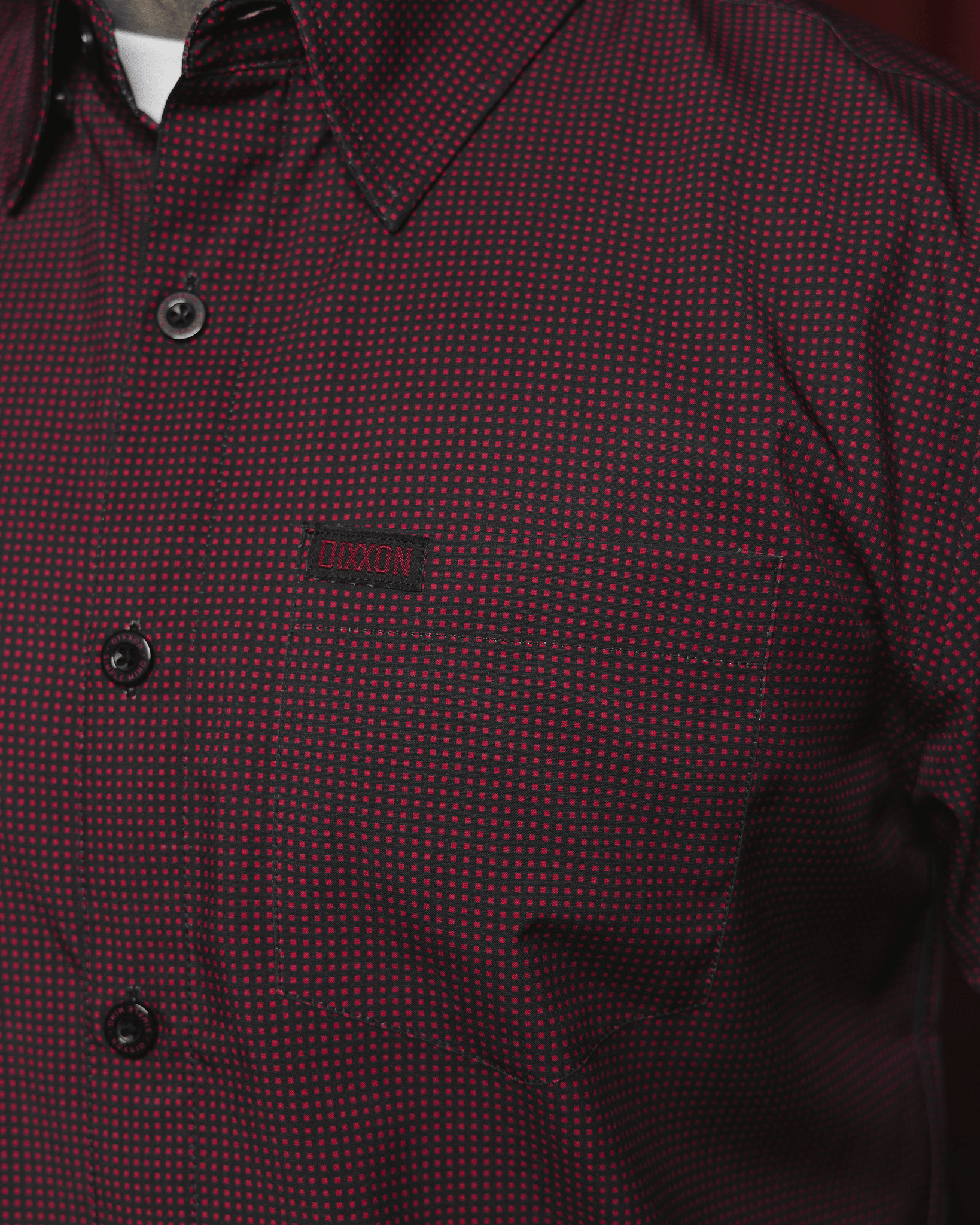 Simple Mind Party Shirt - Black & Red - Dixxon Flannel Co.