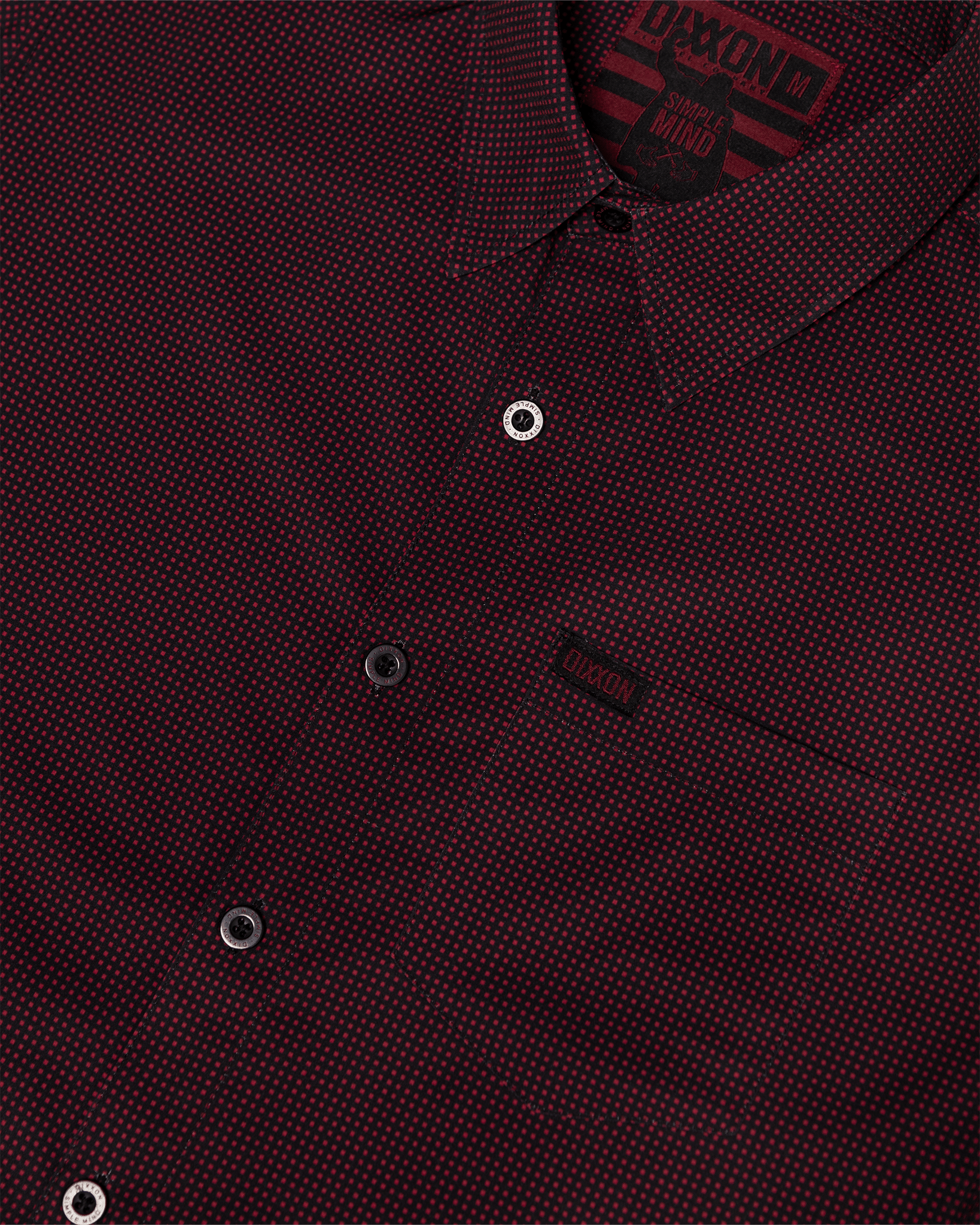 Simple Mind Party Shirt - Black & Red - Dixxon Flannel Co.