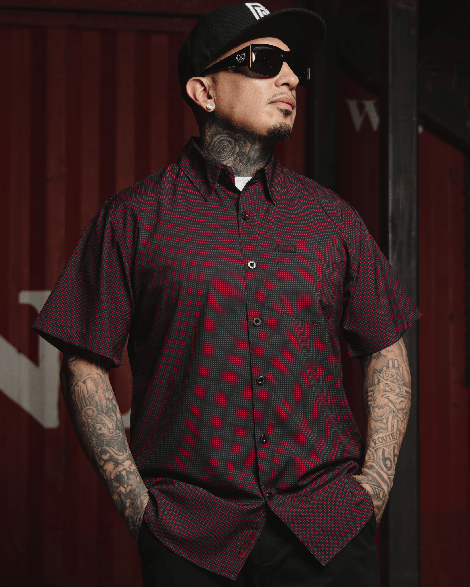 Simple Mind Party Shirt - Black & Red - Dixxon Flannel Co.