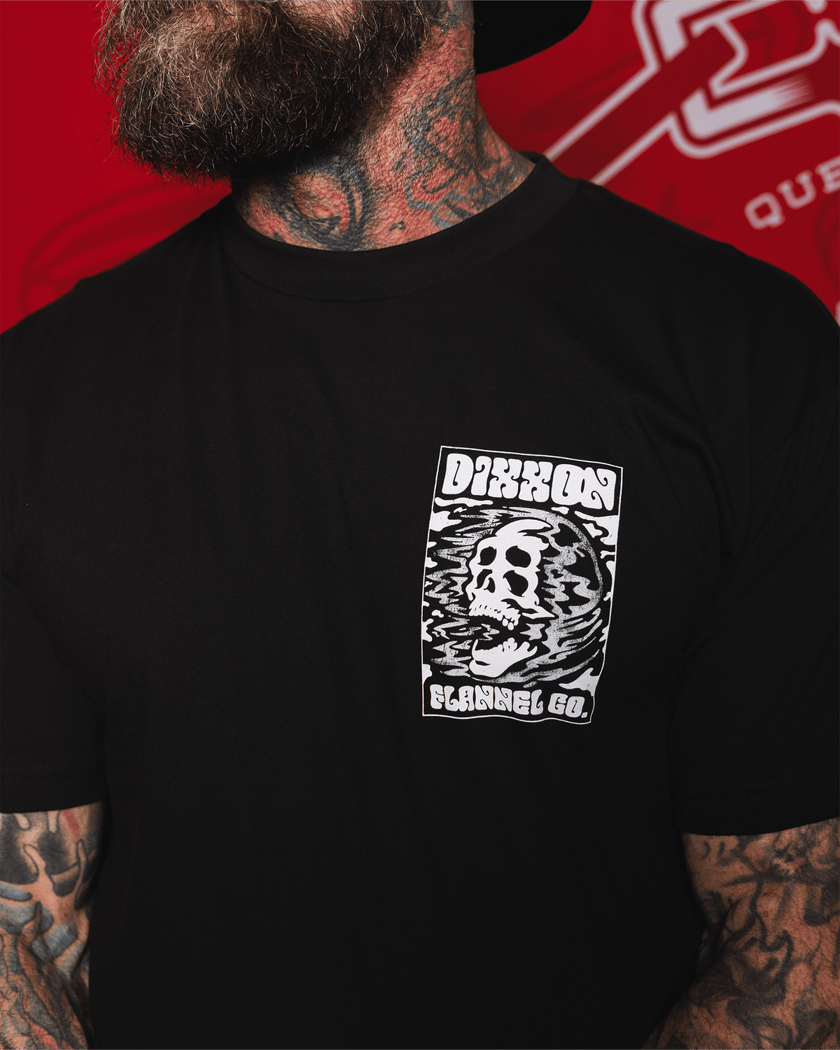 Skullwave T-Shirt - Black - Dixxon Flannel Co. view 4