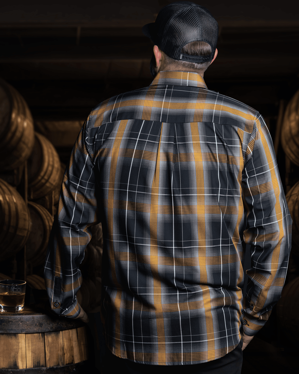 Smoked Oak Bamboo Long Sleeve - Dixxon Flannel Co. view 3