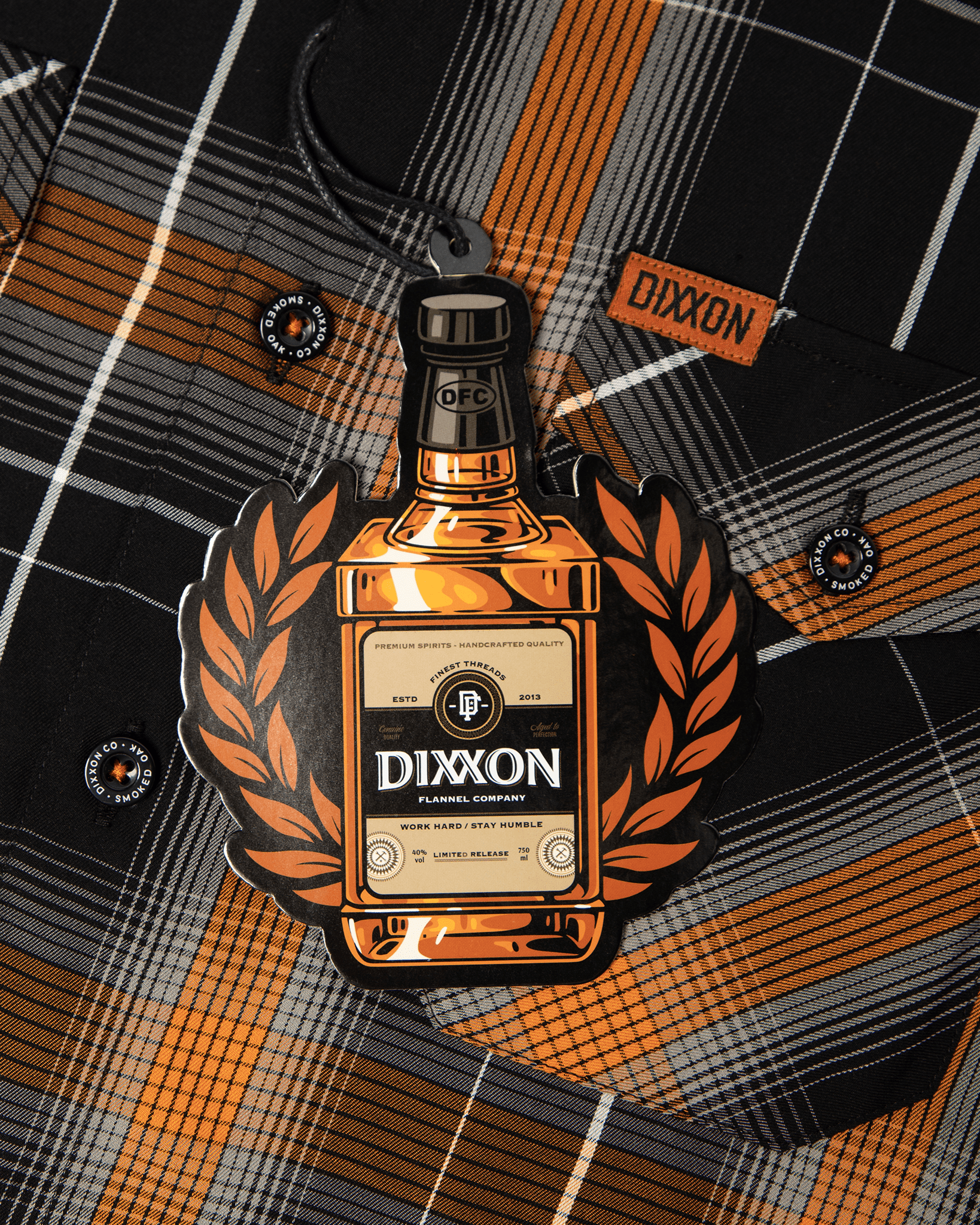 Smoked Oak Bamboo Short Sleeve - Dixxon Flannel Co. view 7