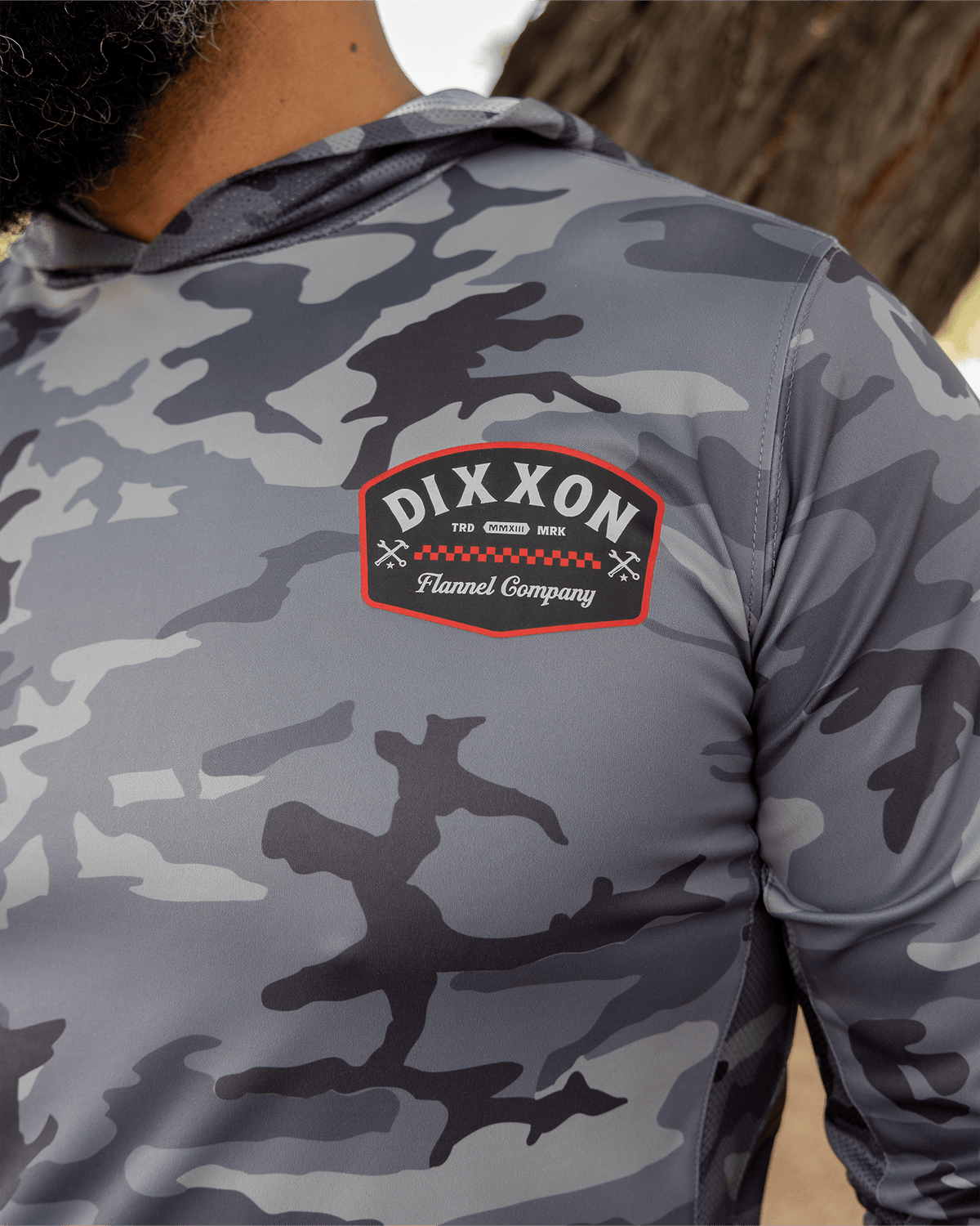 Staple UV Pullover Hoodie - Black Camo - Dixxon Flannel Co. view 6