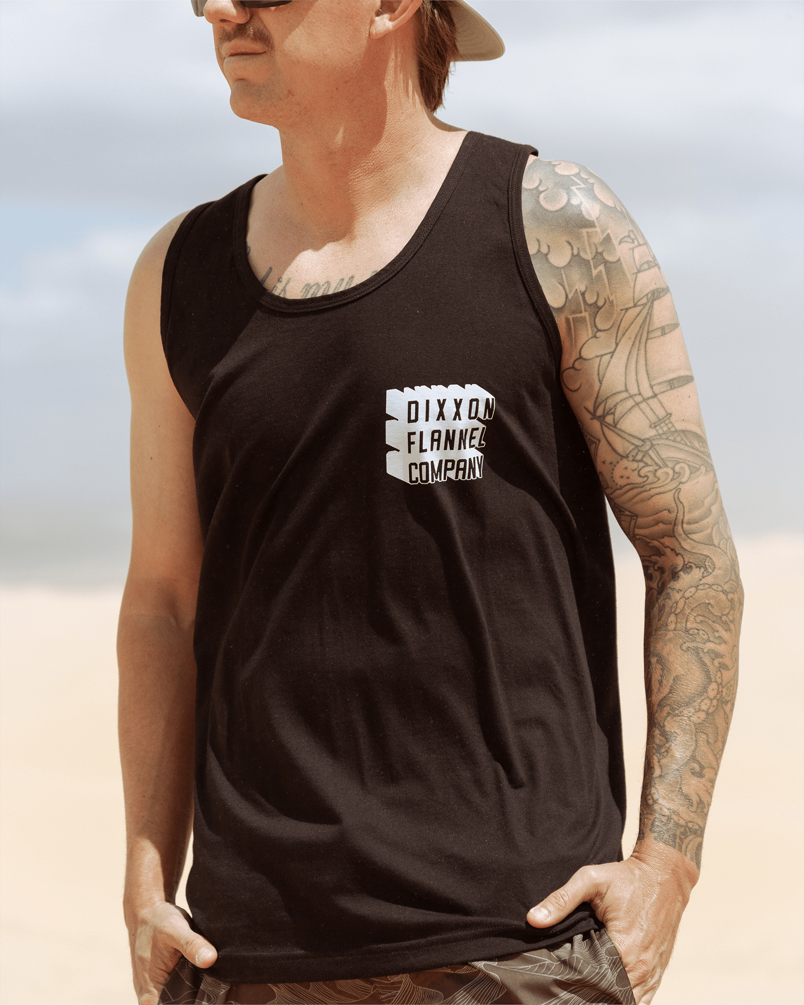 Stay Humble Tank - Black - Dixxon Flannel Co.