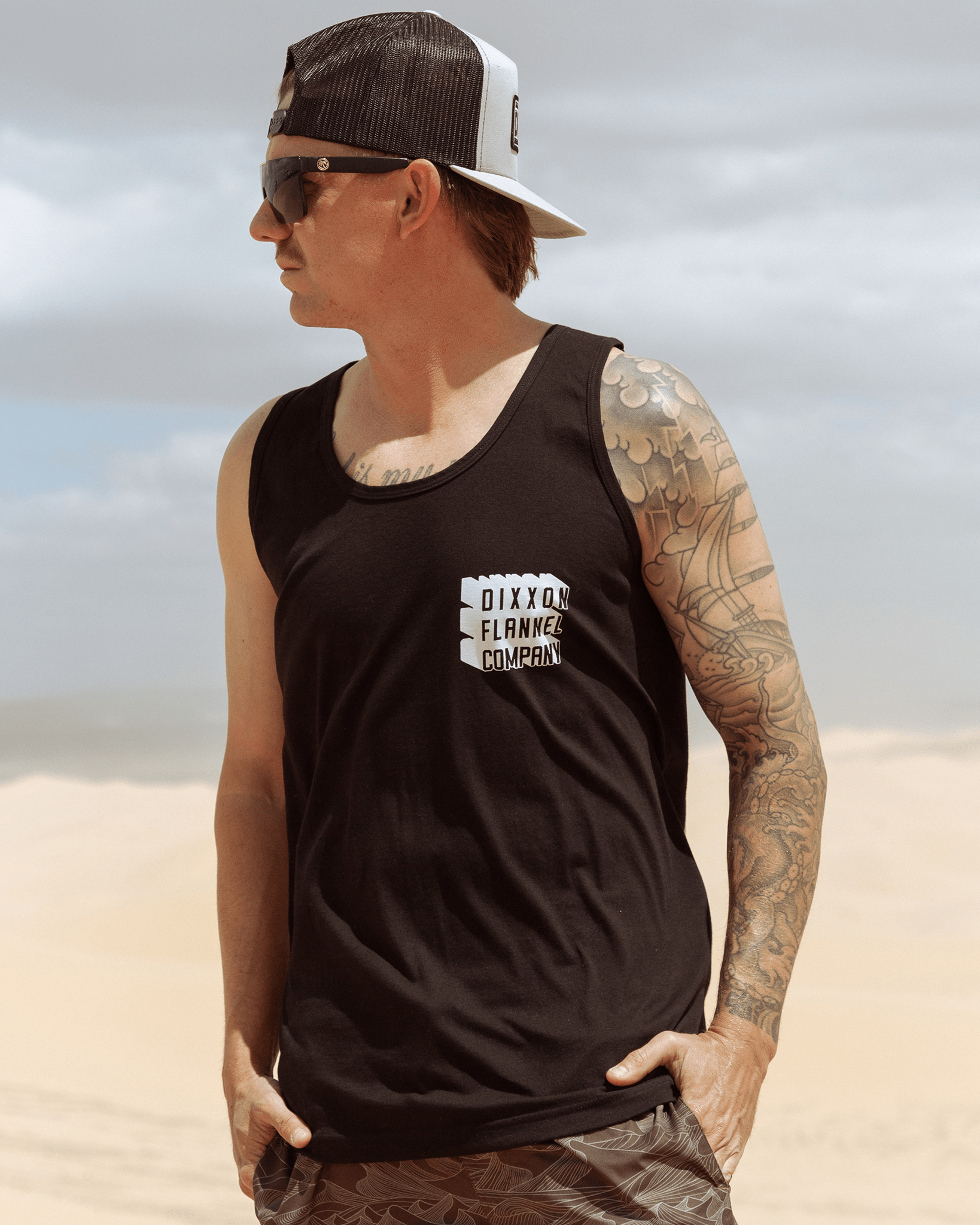Stay Humble Tank - Black - Dixxon Flannel Co.