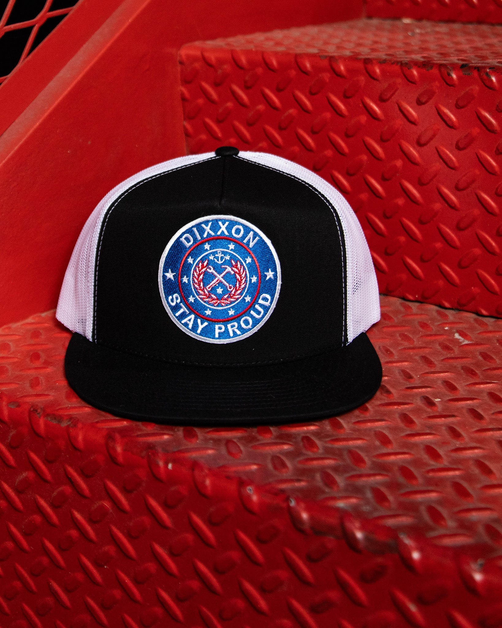 Stay Proud Flat Bill Trucker Snapback - Dixxon Flannel Co.