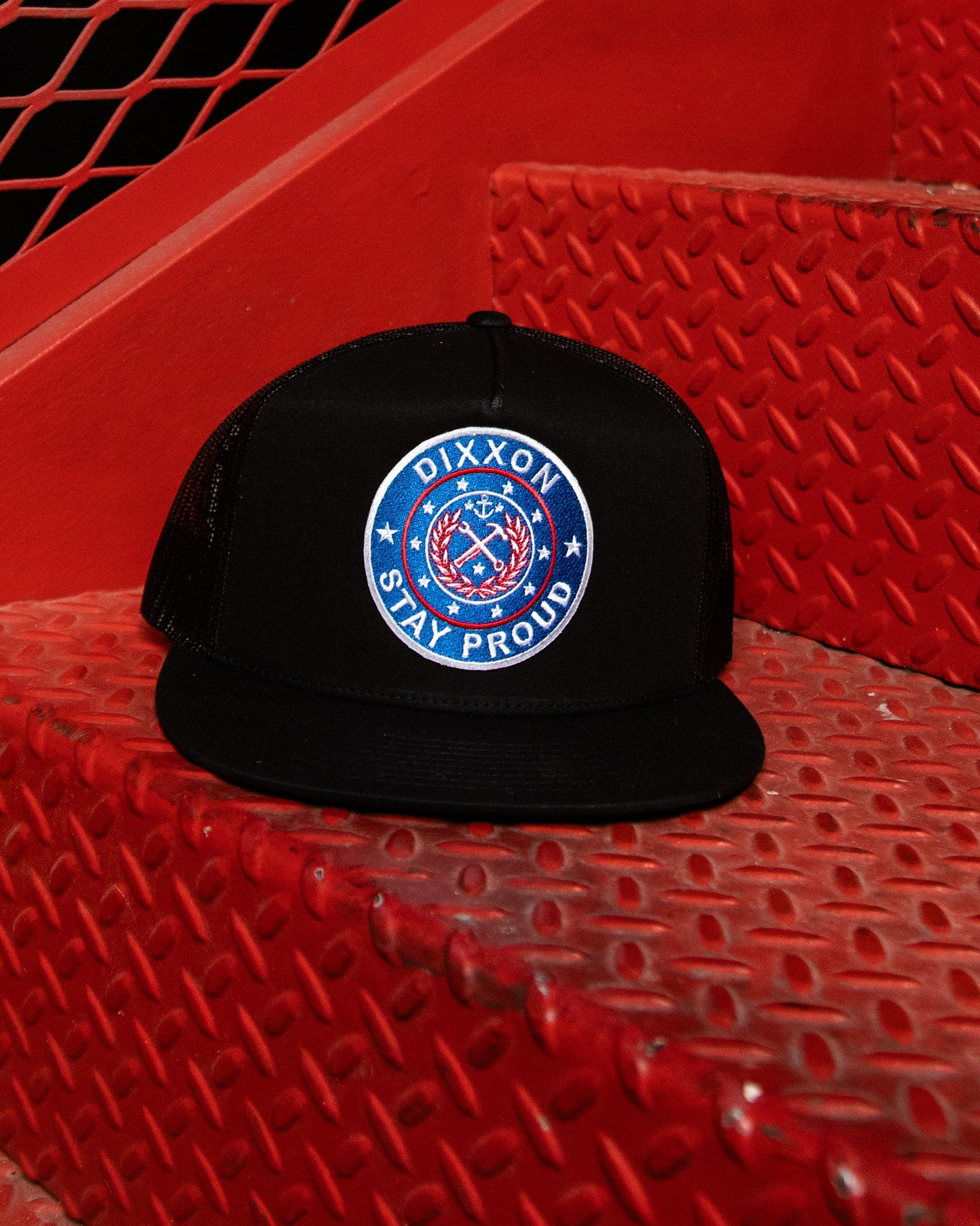 Stay Proud Flat Bill Trucker Snapback - Dixxon Flannel Co.