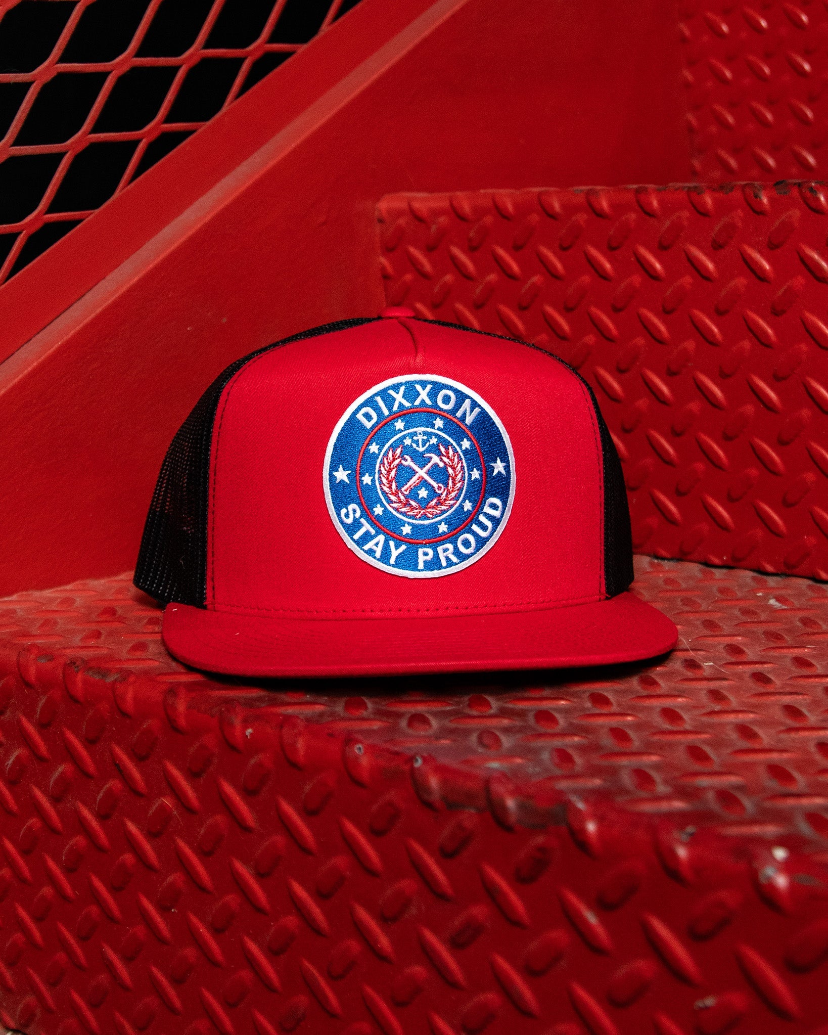 Stay Proud Flat Bill Trucker Snapback - Dixxon Flannel Co.