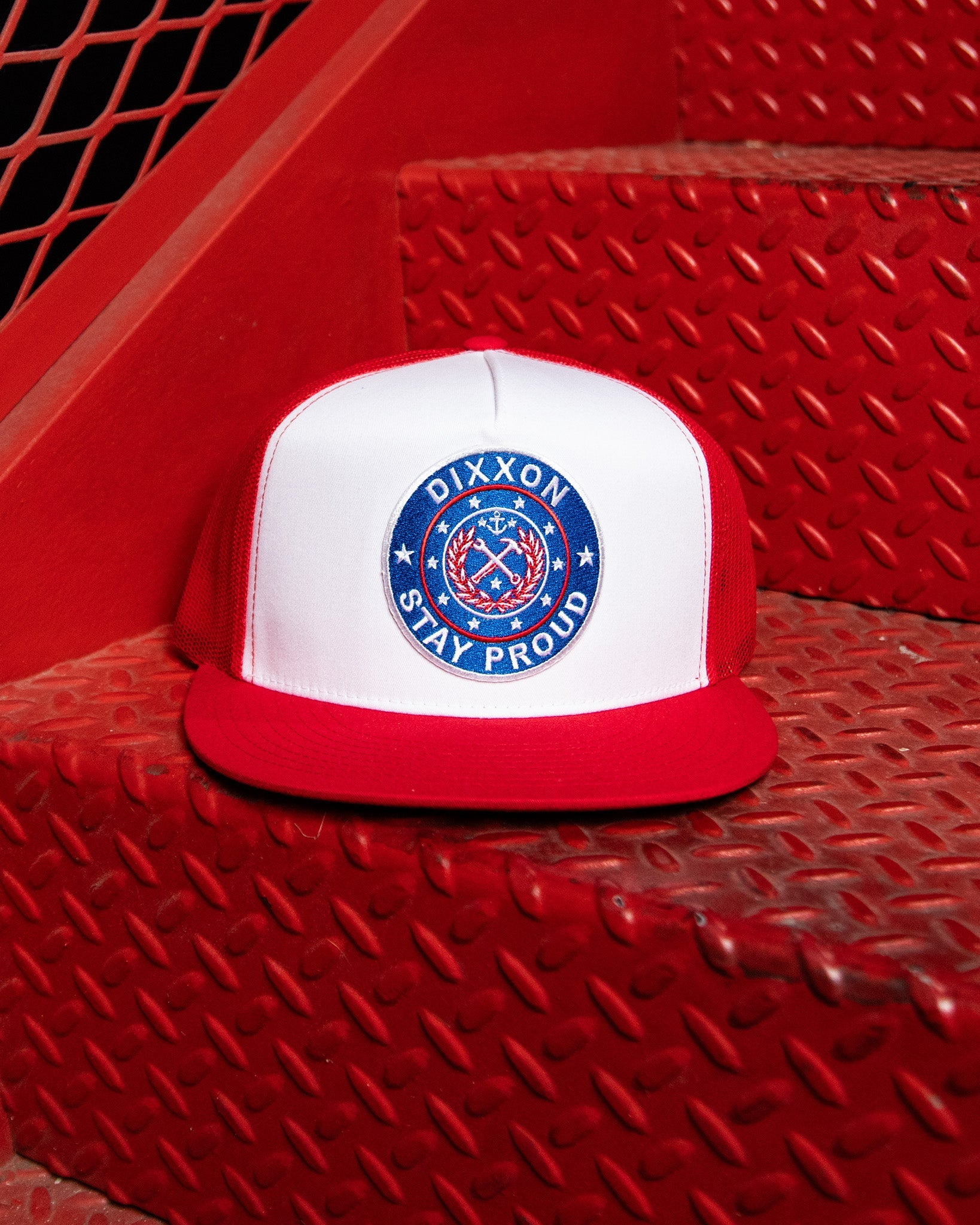 Stay Proud Flat Bill Trucker Snapback - Dixxon Flannel Co.