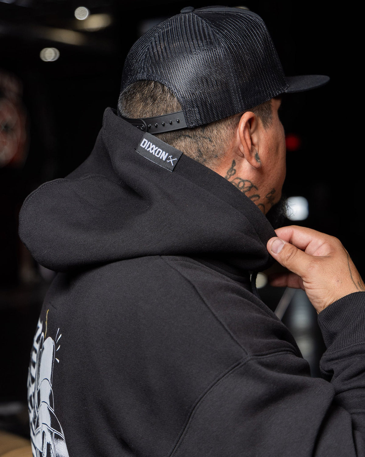Streets Pullover Hoodie - Black - view 6