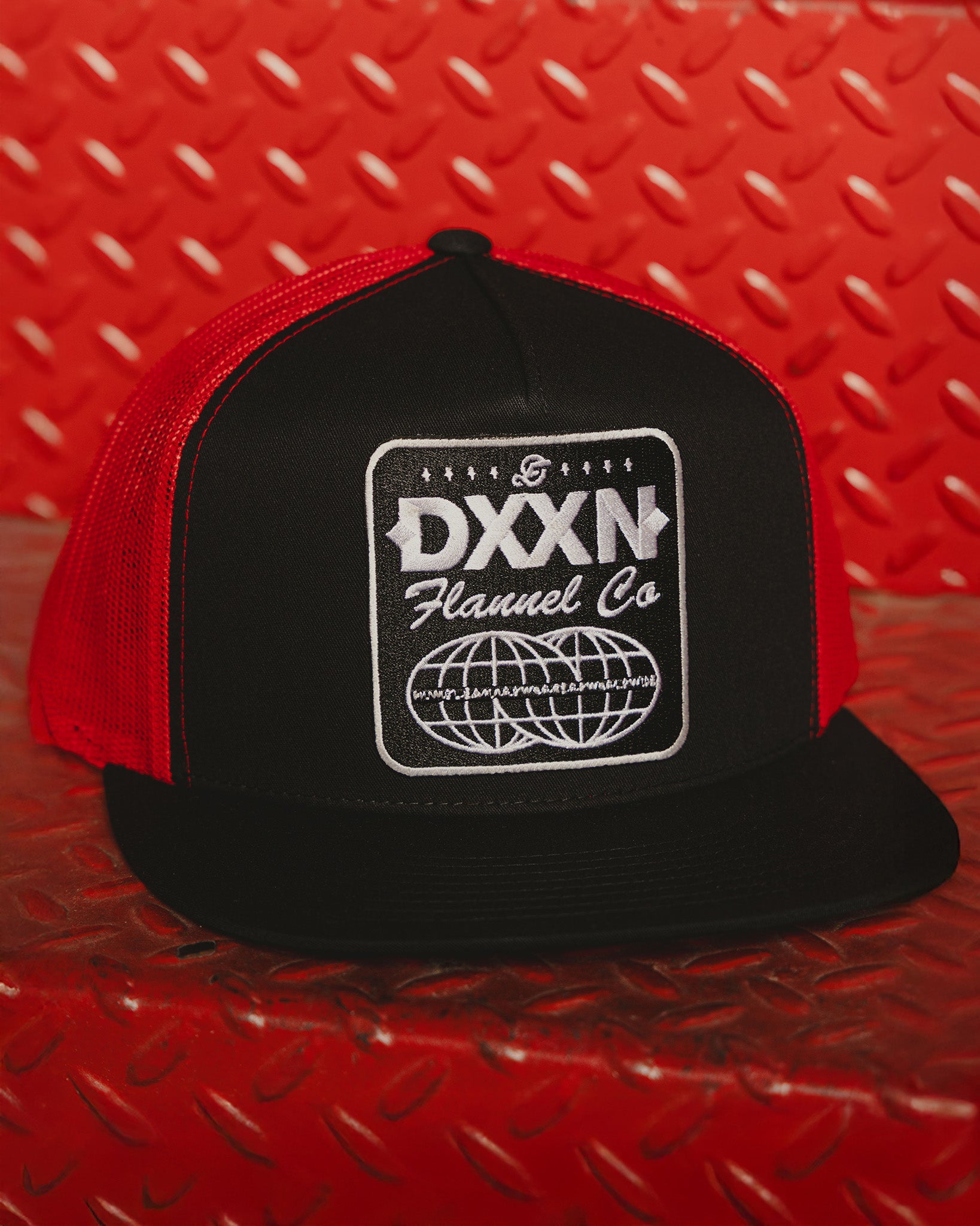 Tech Logo Flat Bill Trucker Snapback - Dixxon Flannel Co.