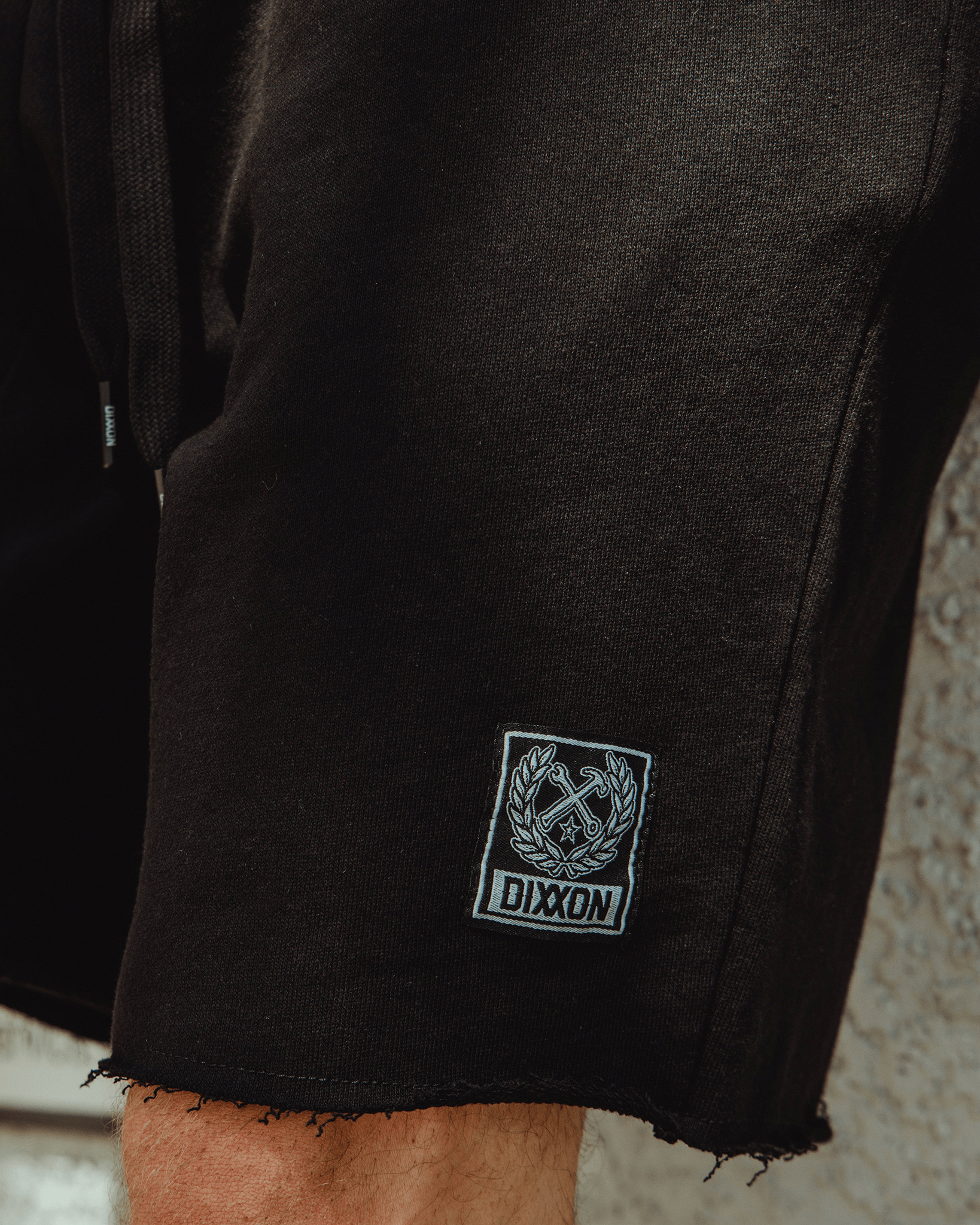 Terry Cut Off Shorts - Black - Dixxon Flannel Co.