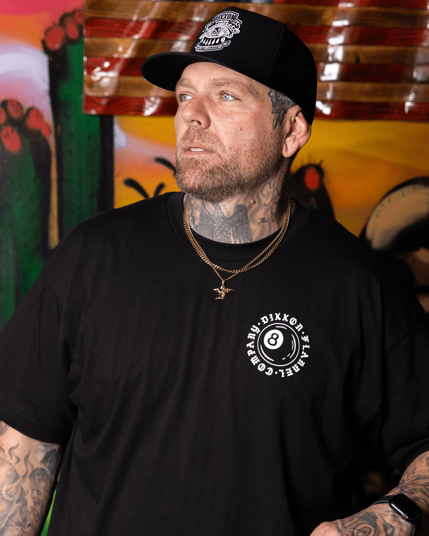 The 8 T-Shirt - Black - Dixxon Flannel Co.
