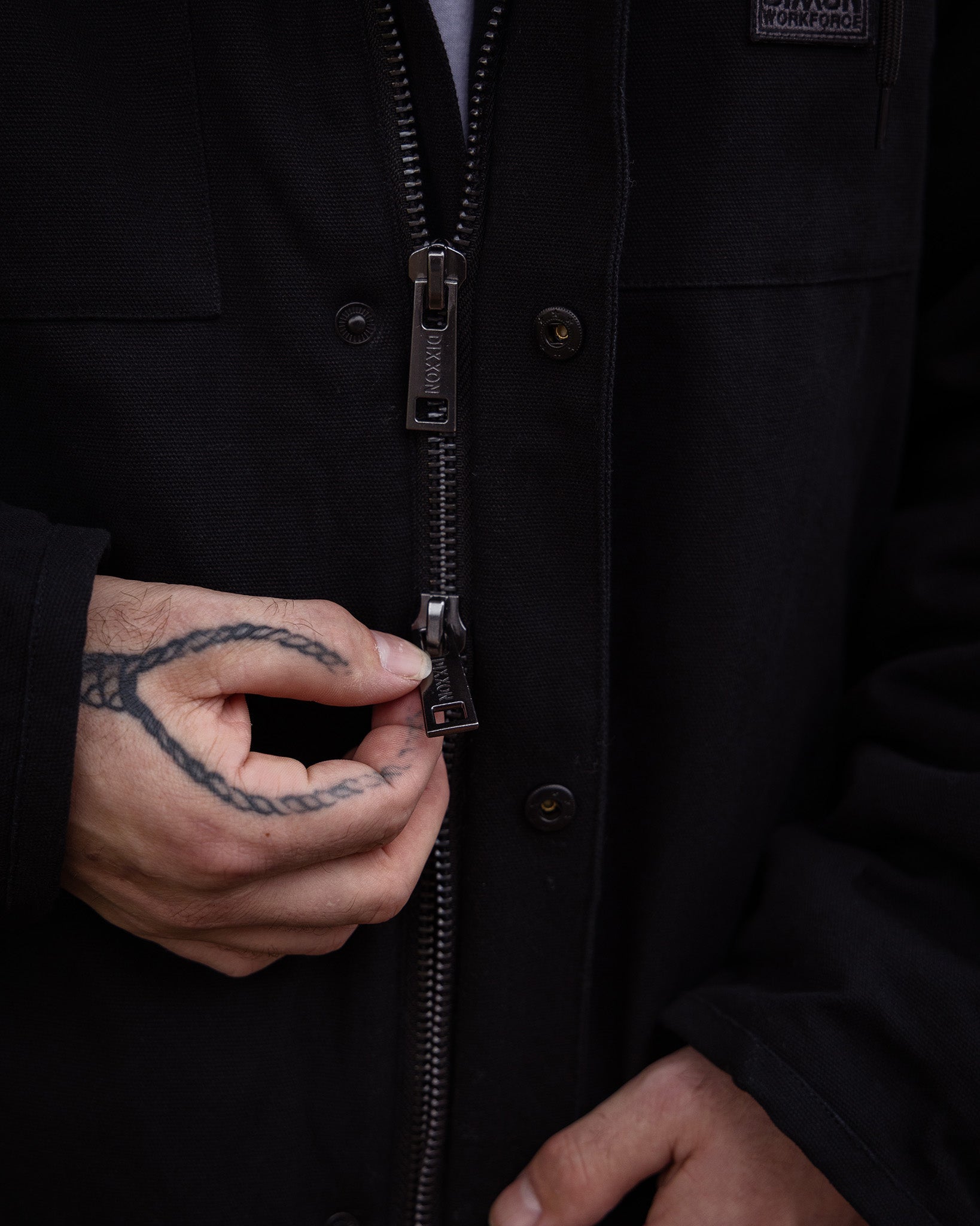 The Colt Sherpa Work Jacket - Black - Dixxon Flannel Co.