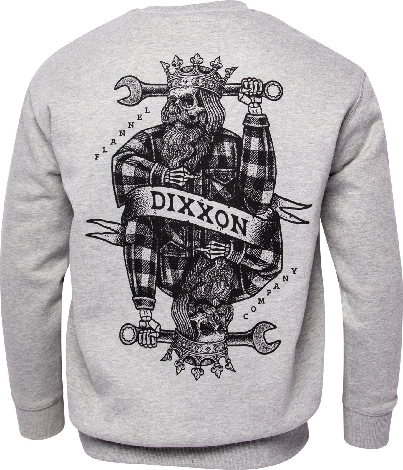The King Crewneck Sweatshirt - Heather Gray - Dixxon Flannel Co.
