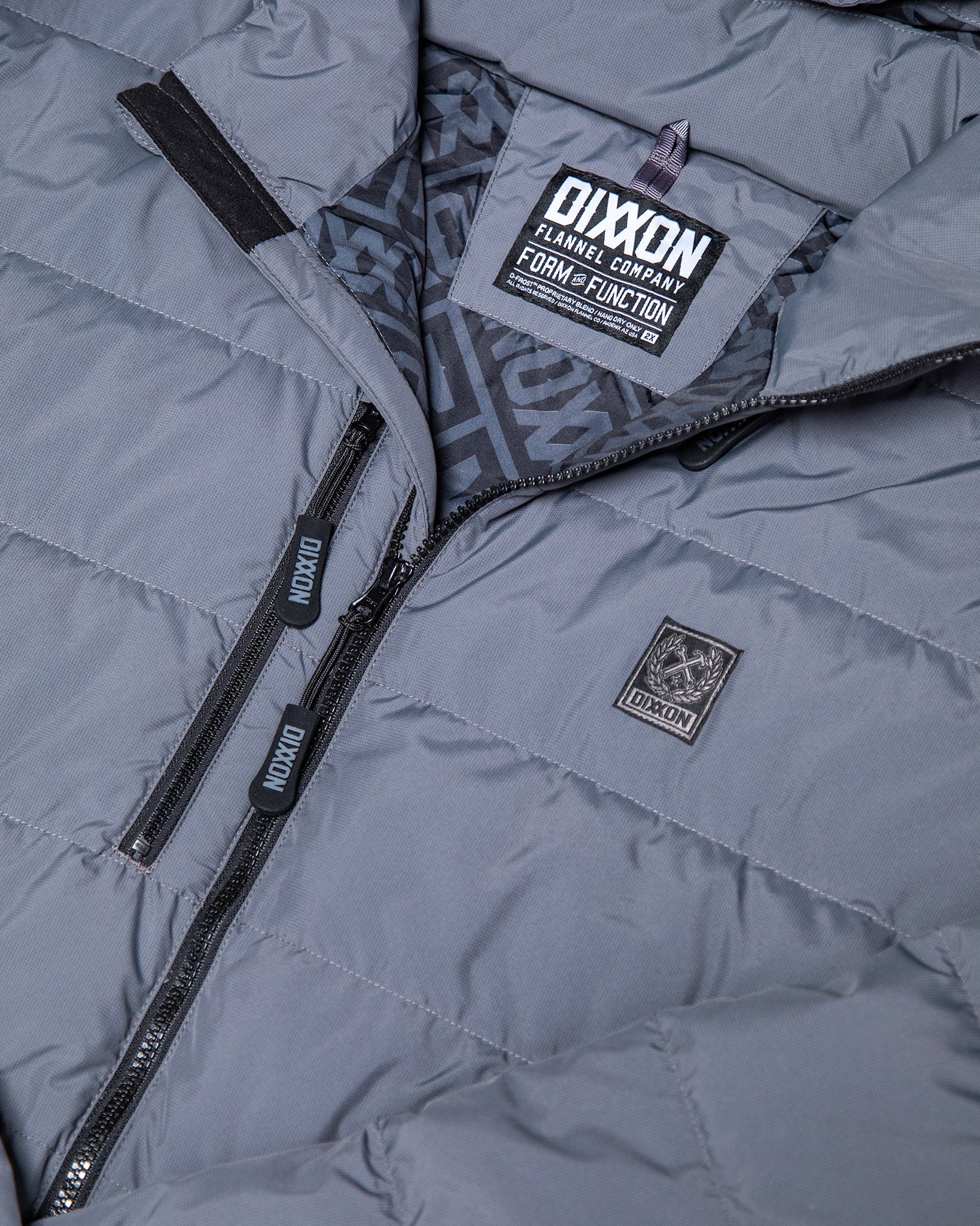 The Ridge Down Jacket - Gray - Dixxon Flannel Co.