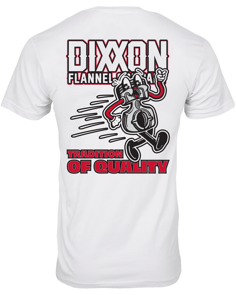 Tradition of Quality T-Shirt - White - Dixxon Flannel Co.