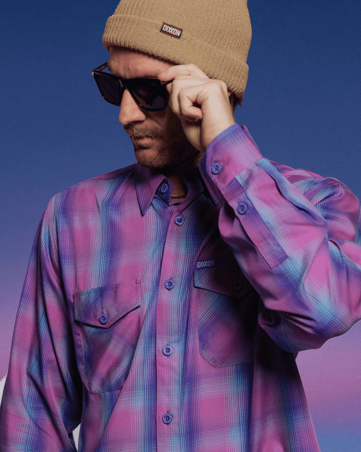 Twilight Wedge Bamboo Long Sleeve - Dixxon Flannel Co. view 5