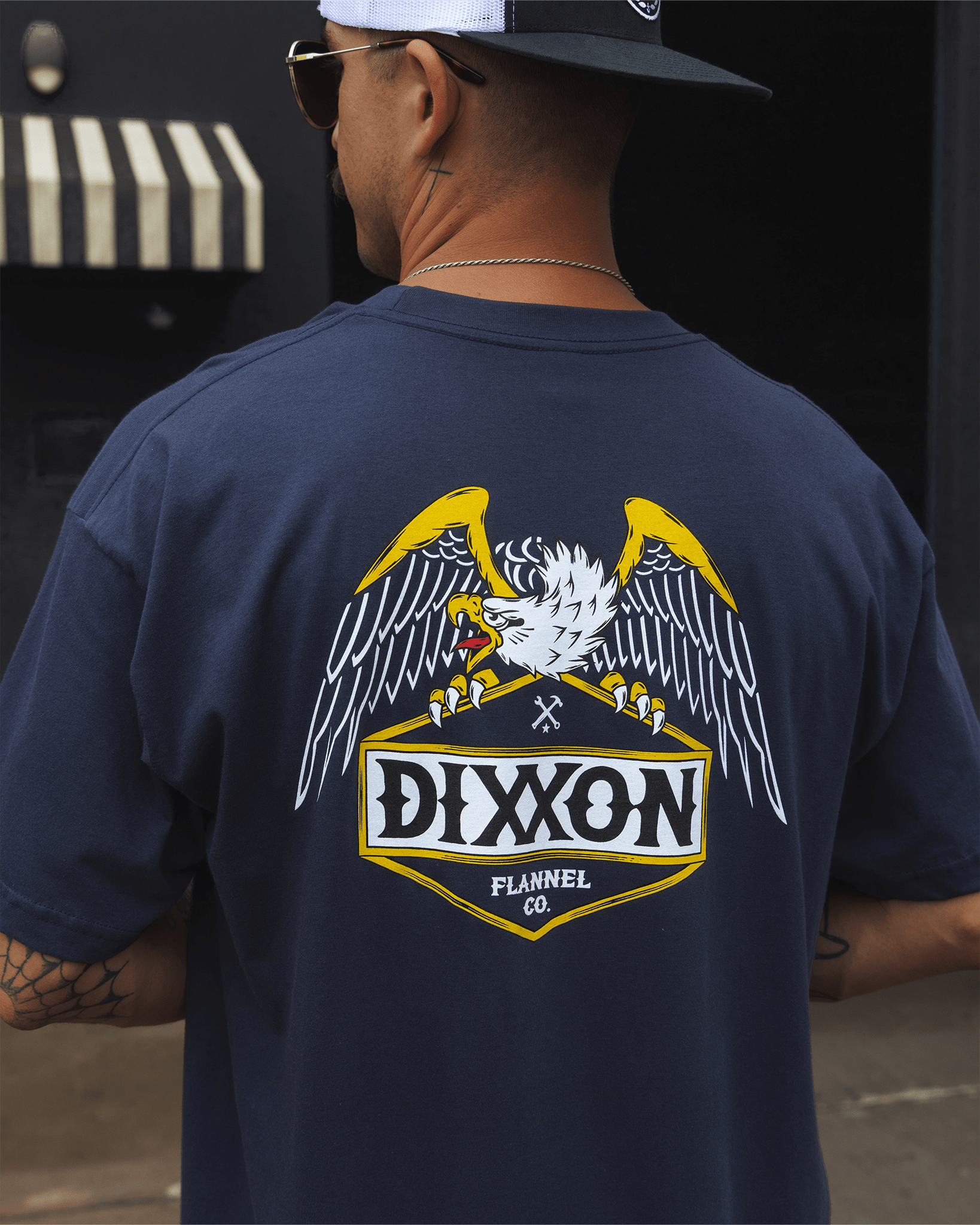 War Bird T-Shirt - Navy - Dixxon Flannel Co. view 2