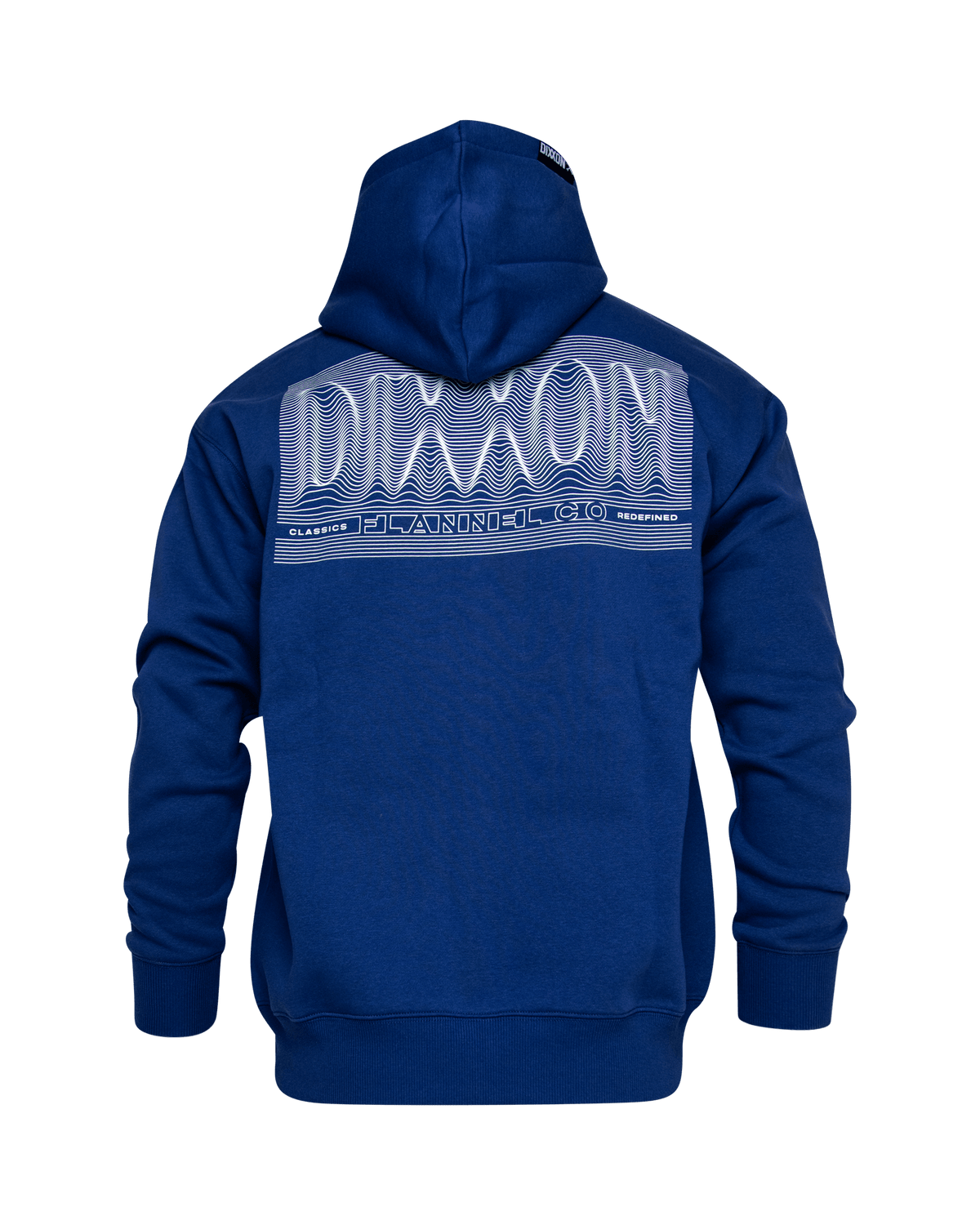 White Epicenter Zip Up Hoodie - Blue - view 2