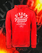 White Pastime Pullover Hoodie - Red - Dixxon Flannel Co.