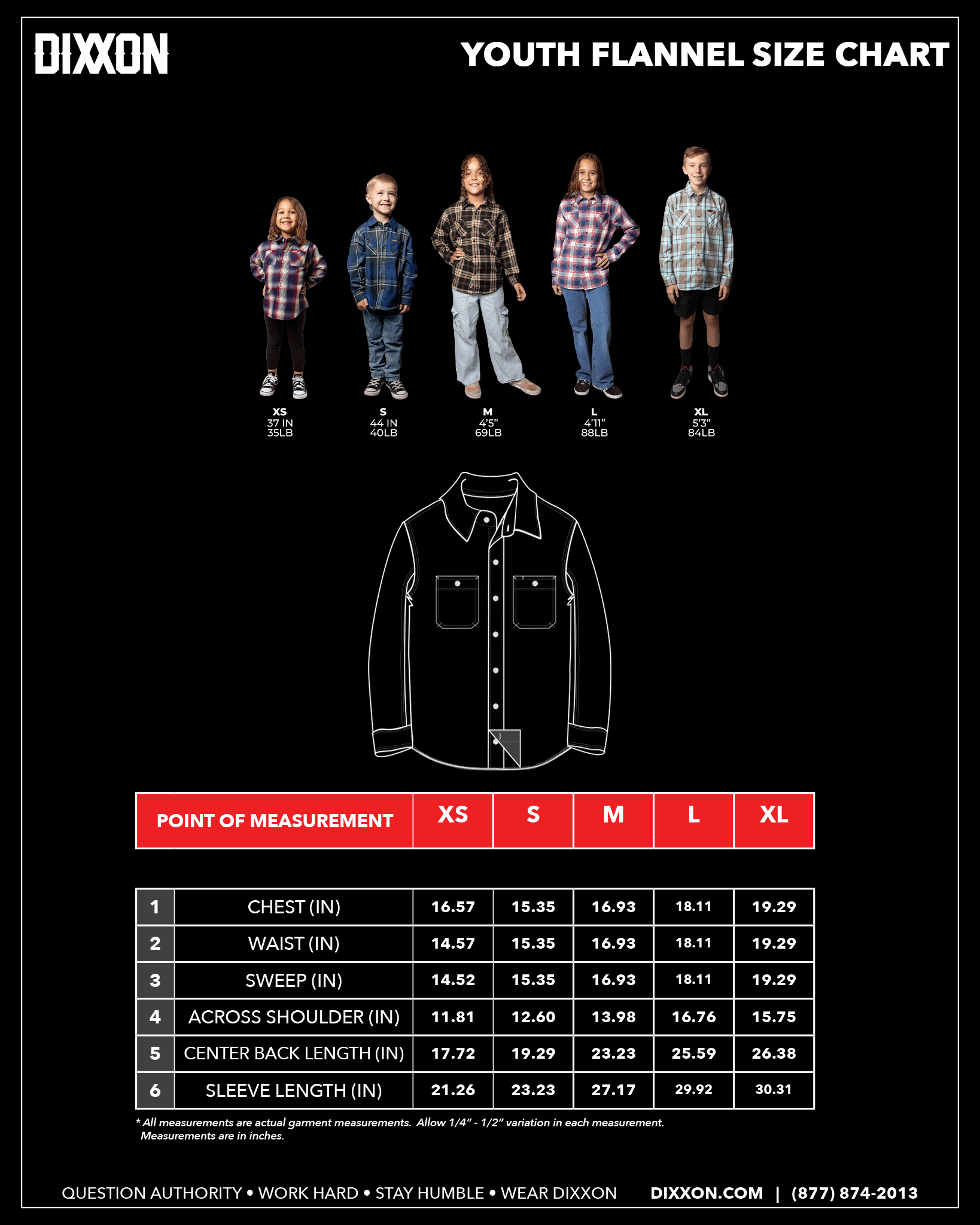 Youth BRG Flannel - view 4