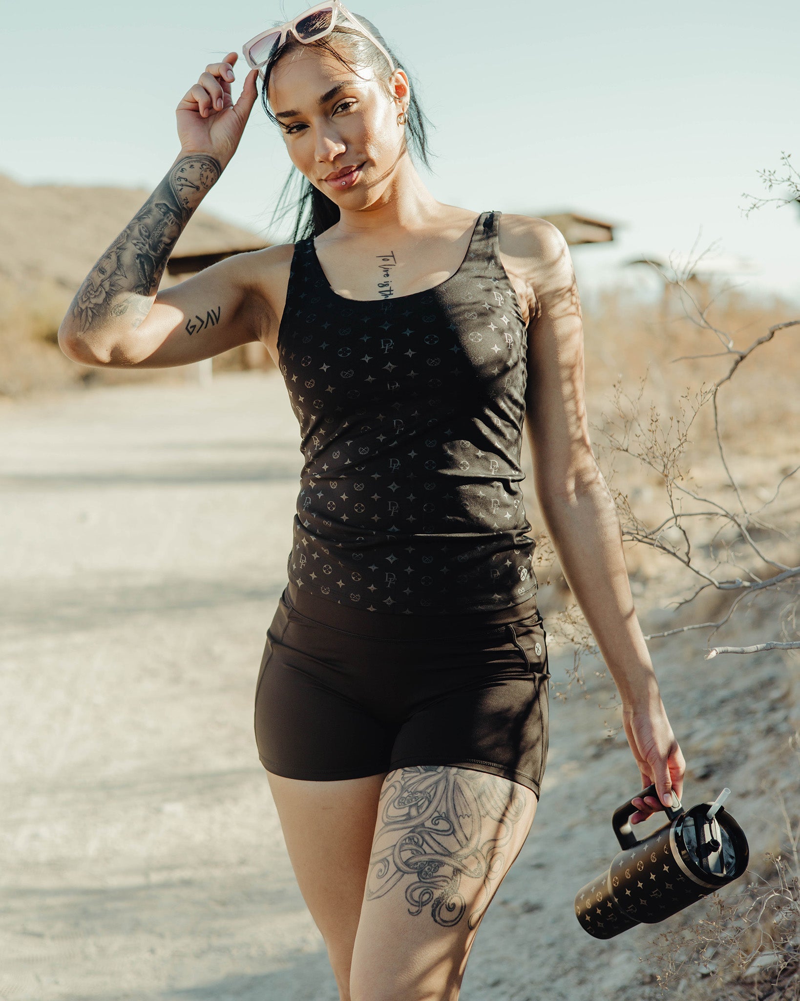 Women's 4" Biker Shorts - Black - Dixxon Flannel Co.