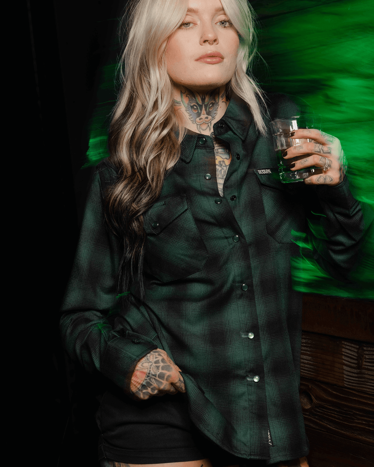 Women's Absinthe Heritage Flannel - view 4