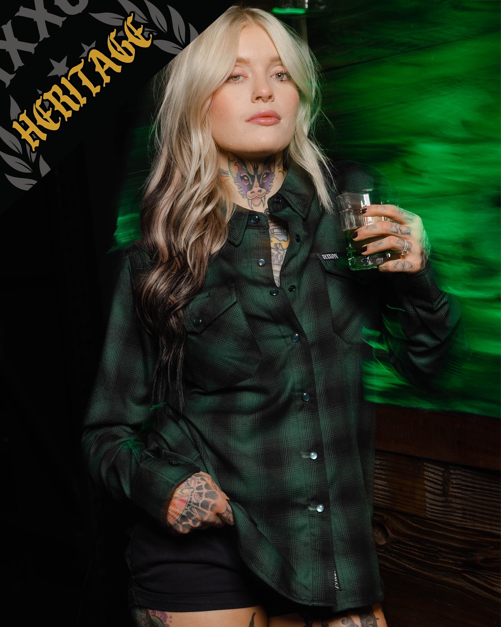 Dixxon Absinthe Flannel: Women's Stylish Shirt (2026)