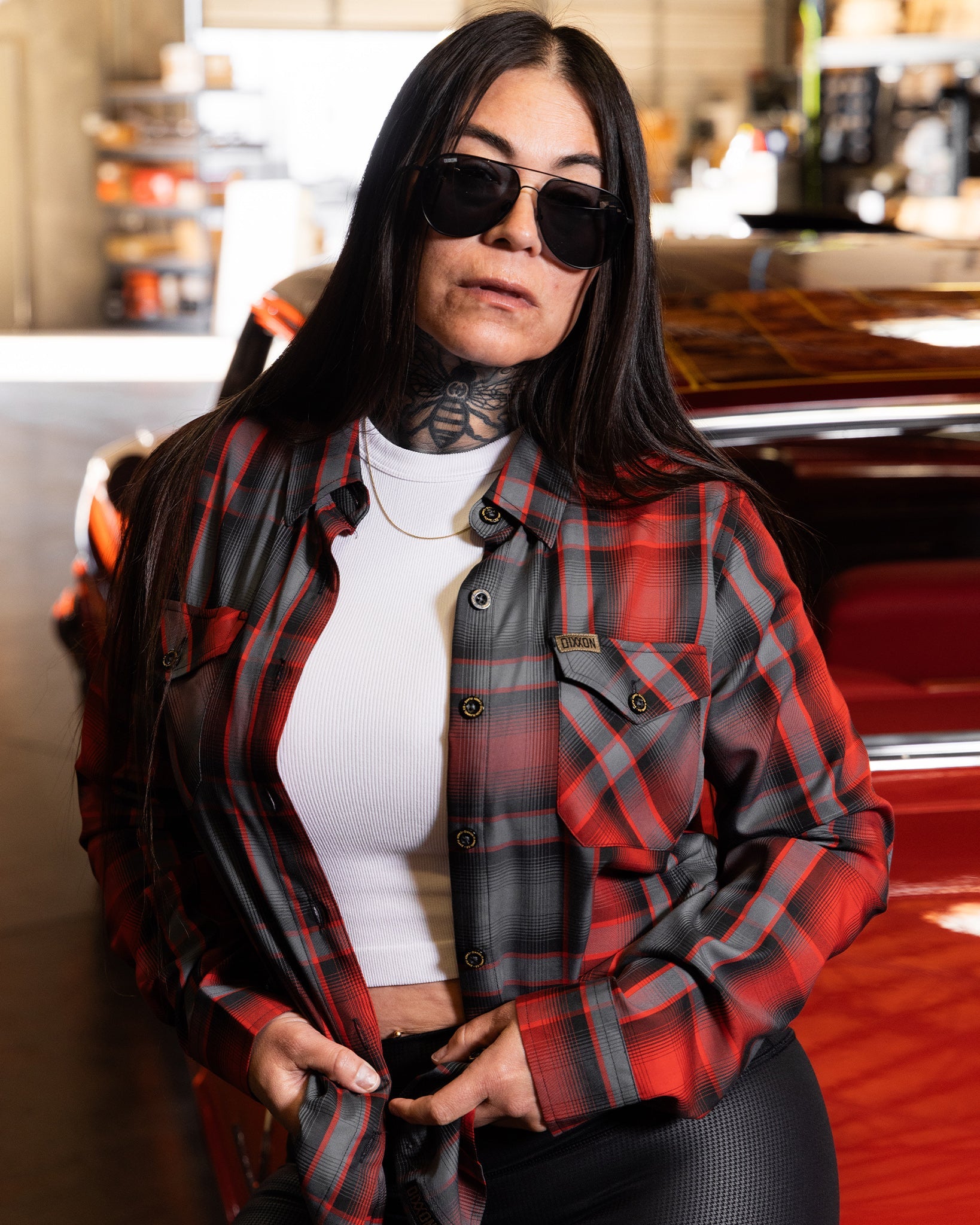 Women's Candy Flake Bamboo Long Sleeve - Dixxon Flannel Co.