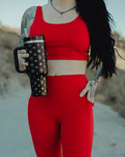 Women's Classic Leggings - Red - Dixxon Flannel Co.