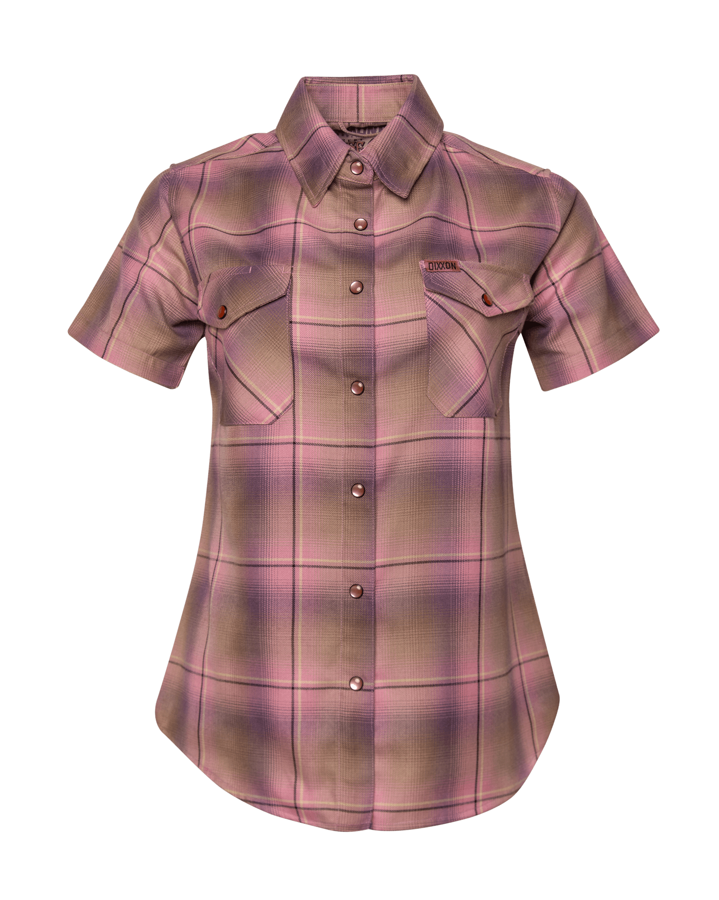 Women's Desert Rose Short Sleeve Flannel - Dixxon Flannel Co. view 2