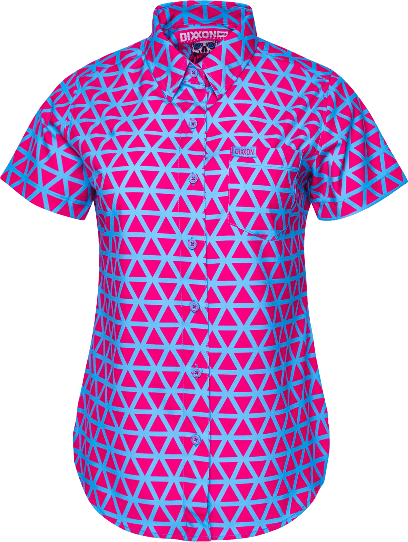 Women's Enigma Party Shirt - Pink & Blue - Dixxon Flannel Co.