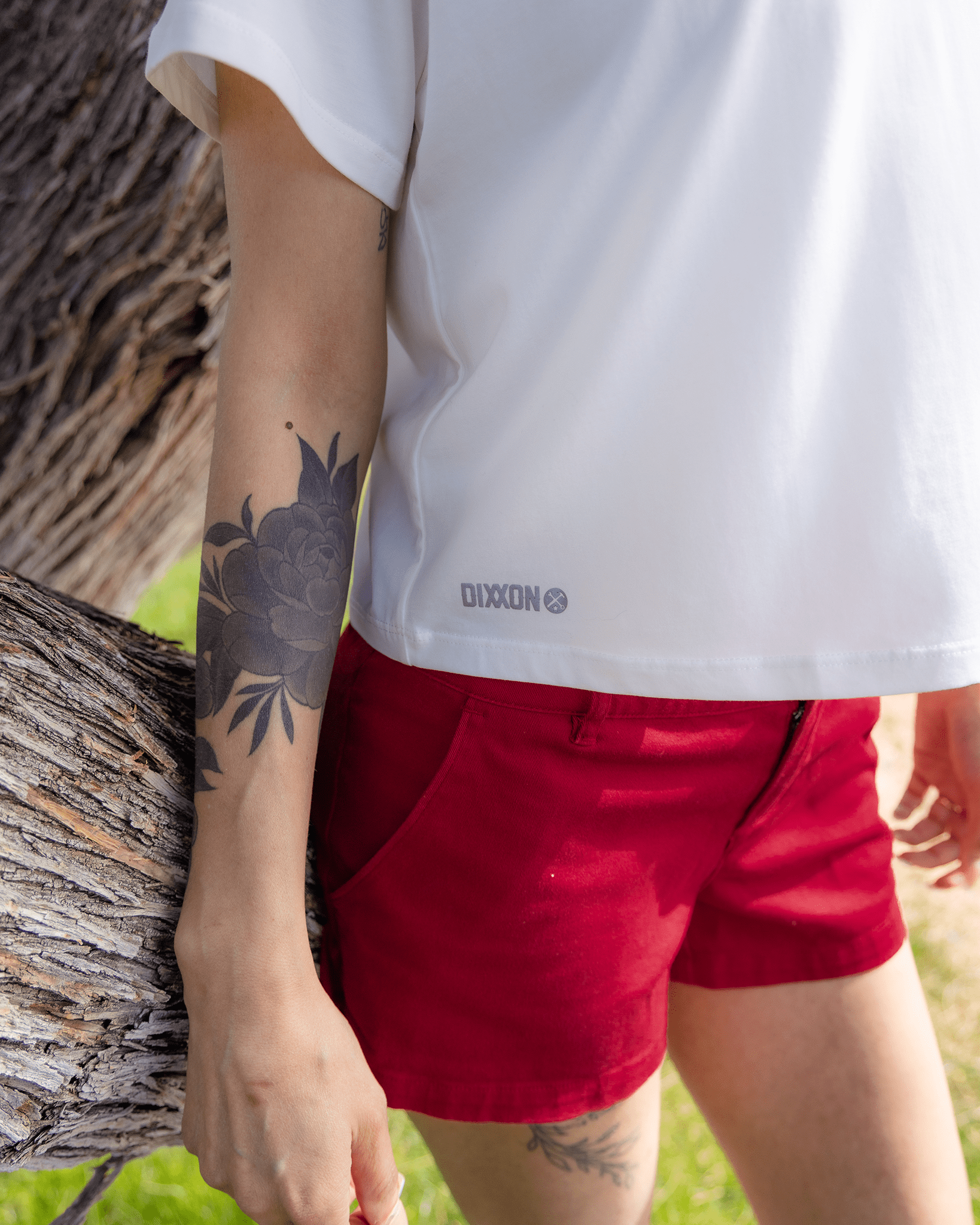 Women's Essential Cropped Tee - White - Dixxon Flannel Co.