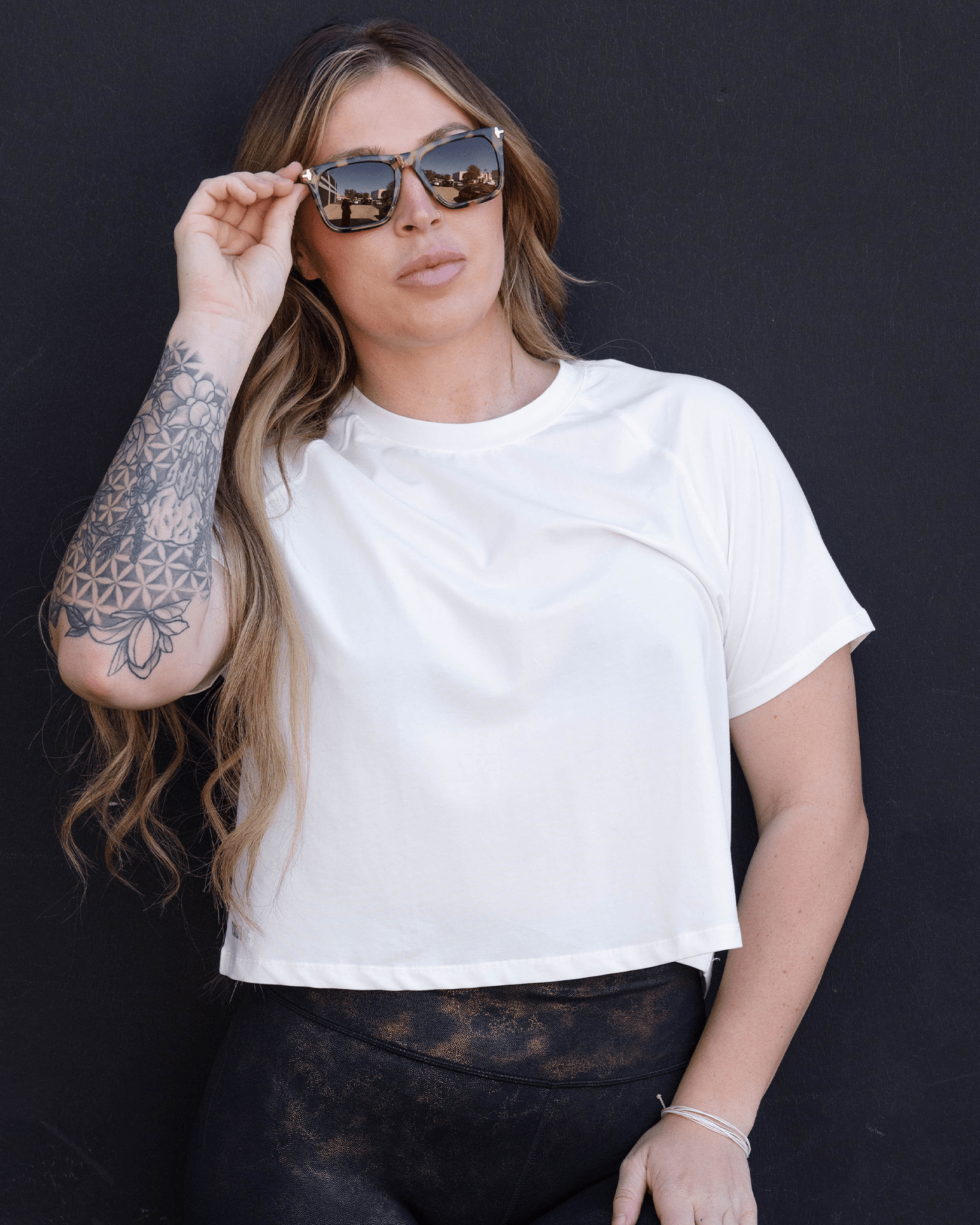 Women's Essential Cropped Tee - White - Dixxon Flannel Co.