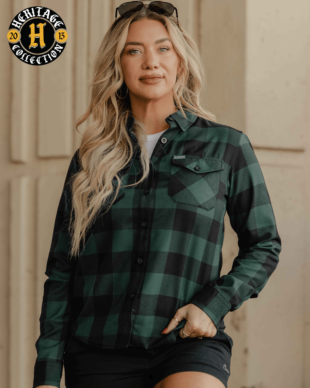 Women's Evergreen Heritage Flannel - view 1