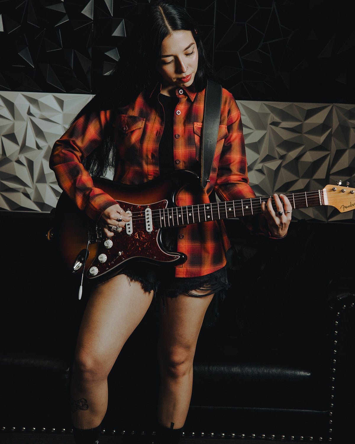 Women's Fender "Stratocaster" Flannel - view 7