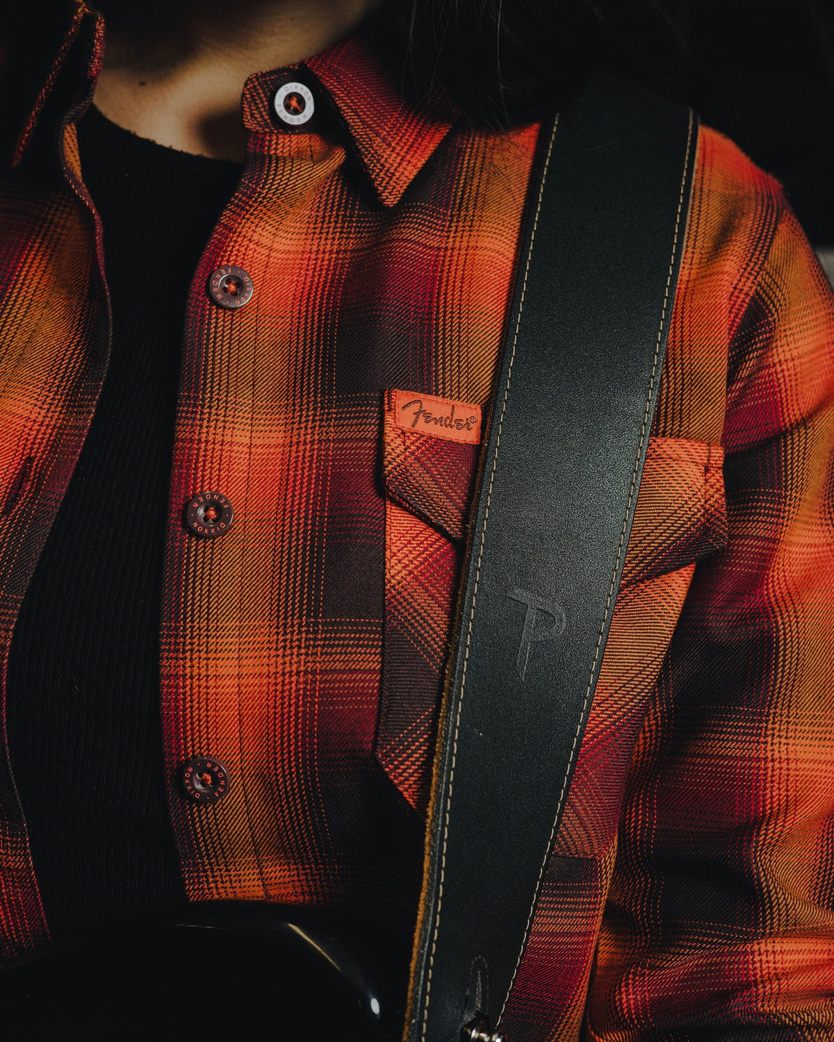 Women's Fender "Stratocaster" Flannel - view 4