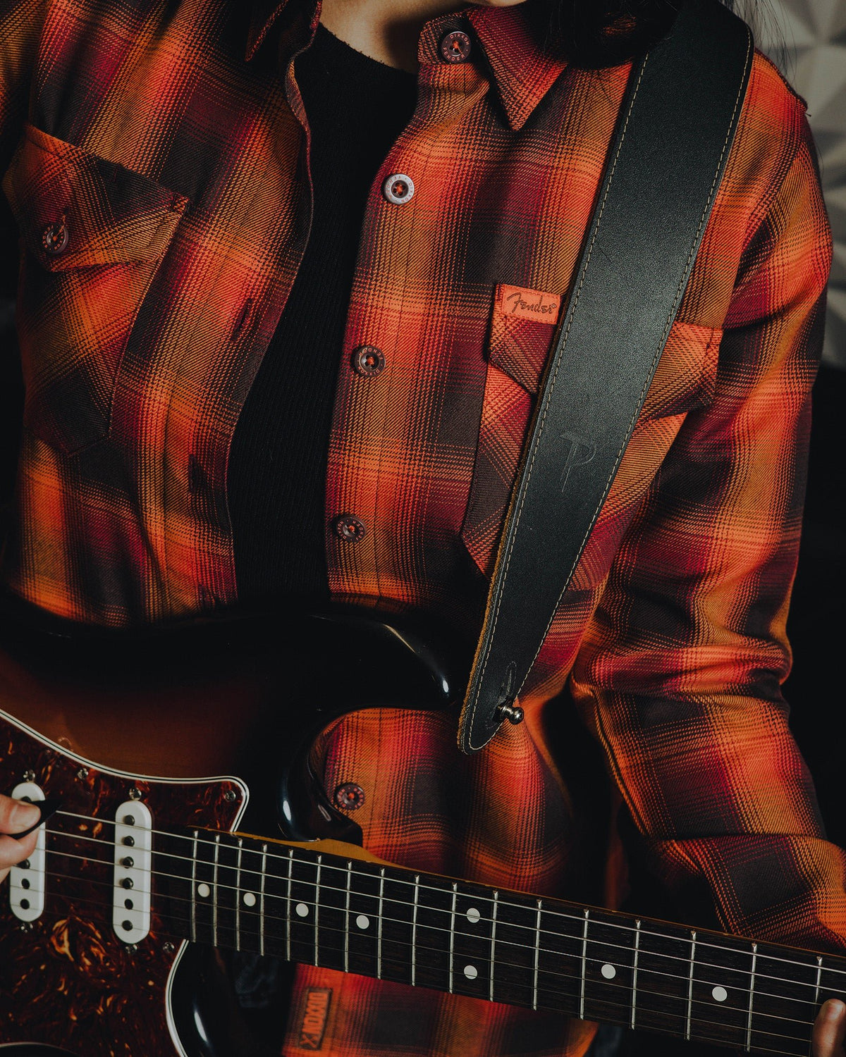 Women's Fender "Stratocaster" Flannel - view 3