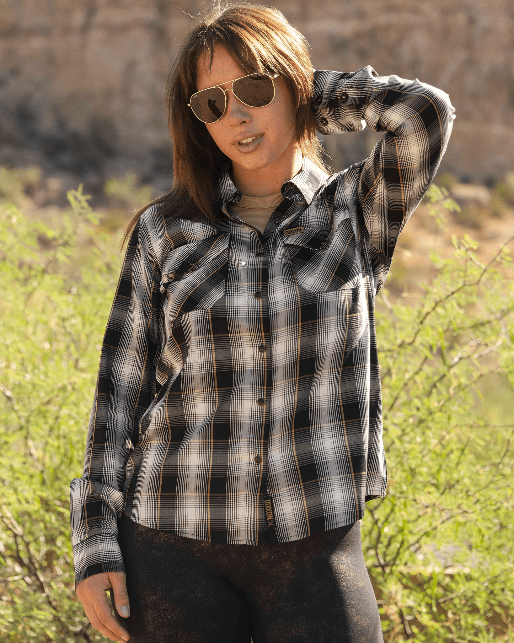 Women's Gold Line Bamboo Long Sleeve - Dixxon Flannel Co.