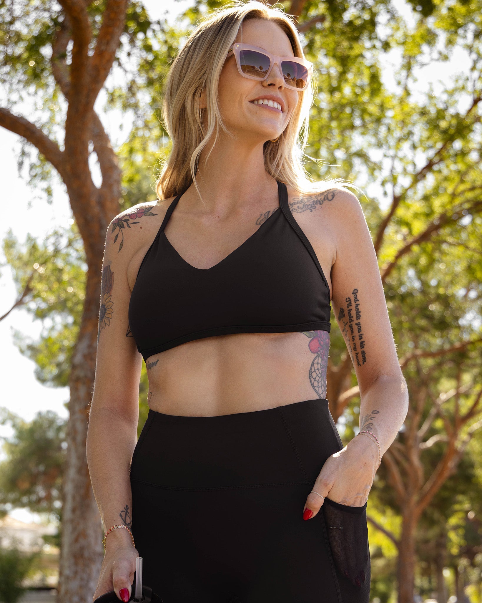 Women's Ignite Sports Bra - Black - Dixxon Flannel Co.