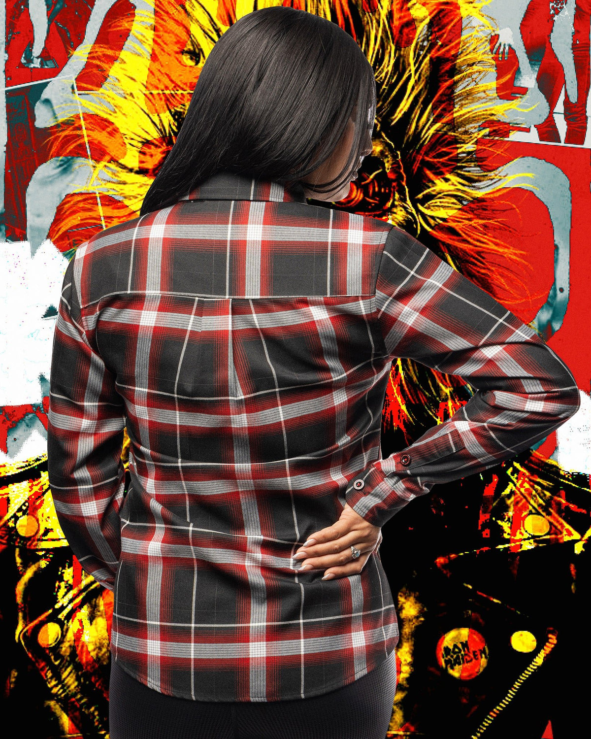 Women's Iron Maiden 50th Anniversary Flannel - view 3