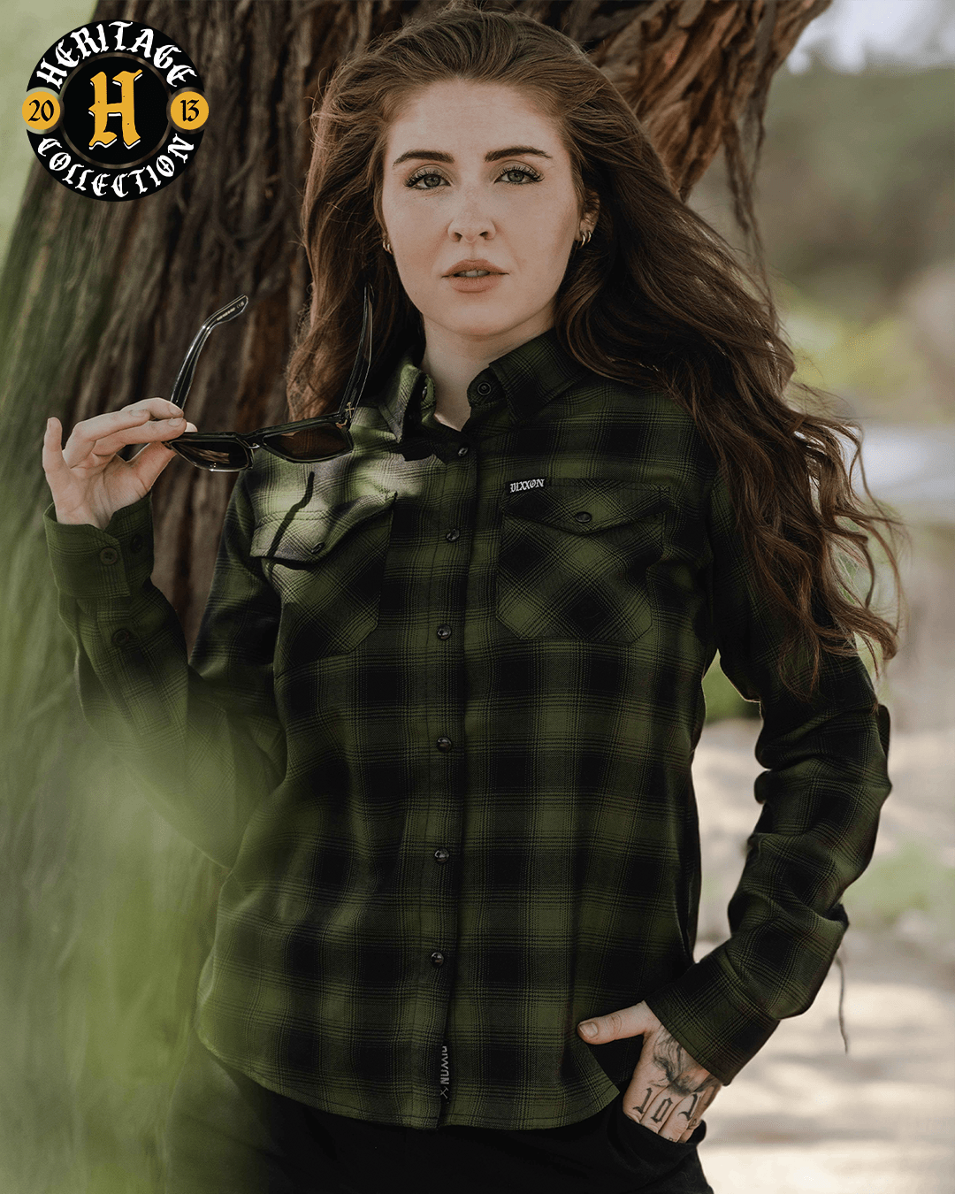 Women's Lone Wolf Heritage Flannel - view 1