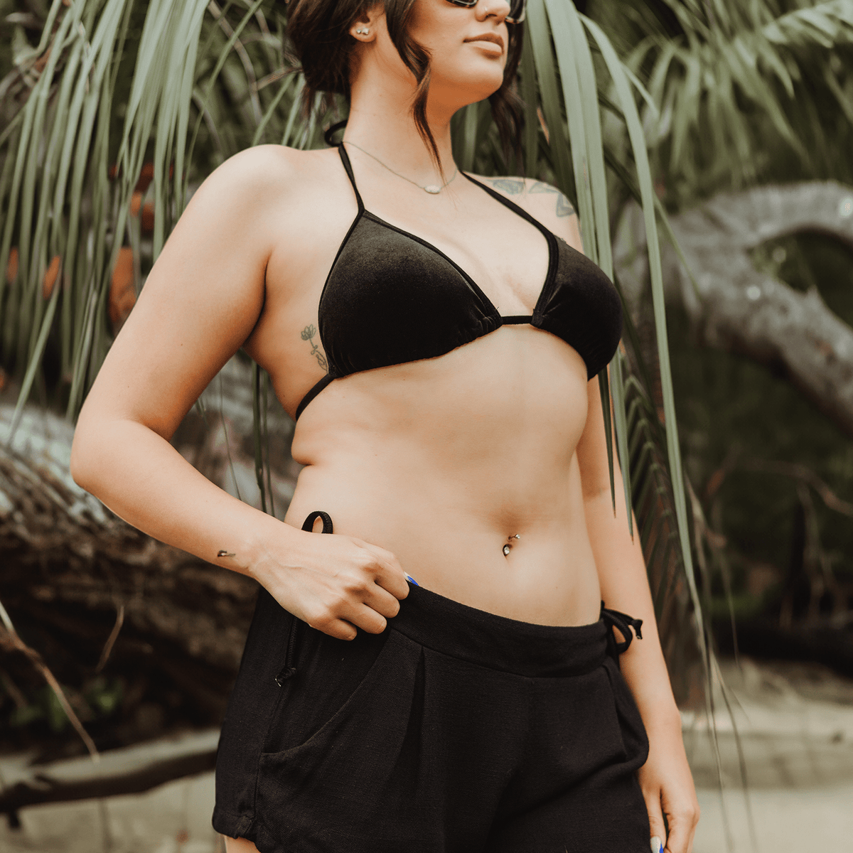 Women's Lounge Shorts - Black | Dixxon Flannel Co.