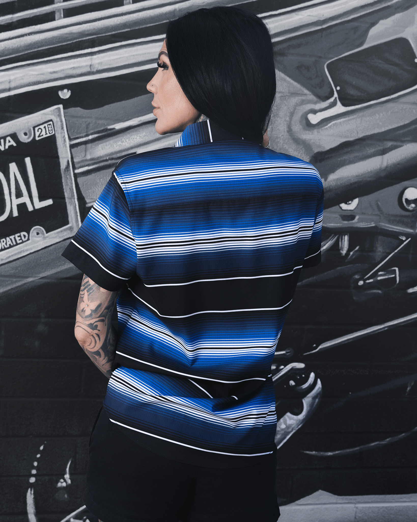 Women's Low Low Party Shirt - Blue - Dixxon Flannel Co.