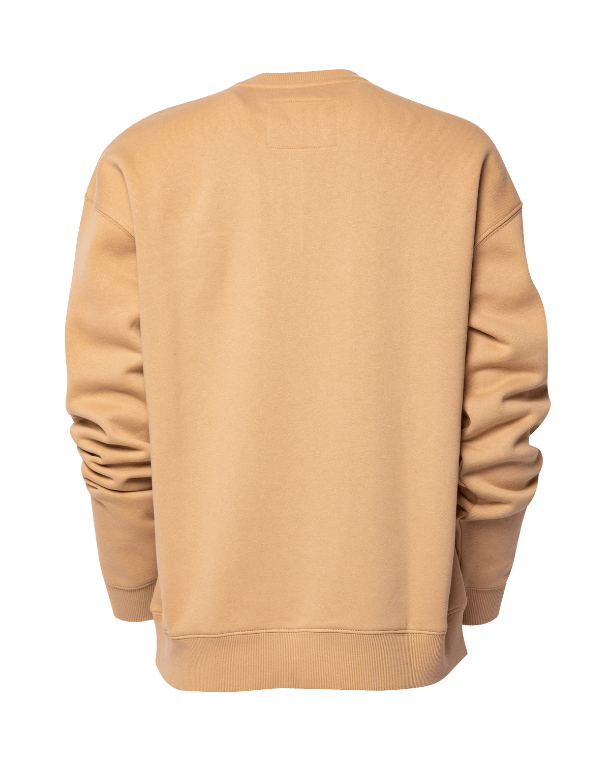Women's Pocket Crewneck Sweatshirt - Khaki - Dixxon Flannel Co. view 3