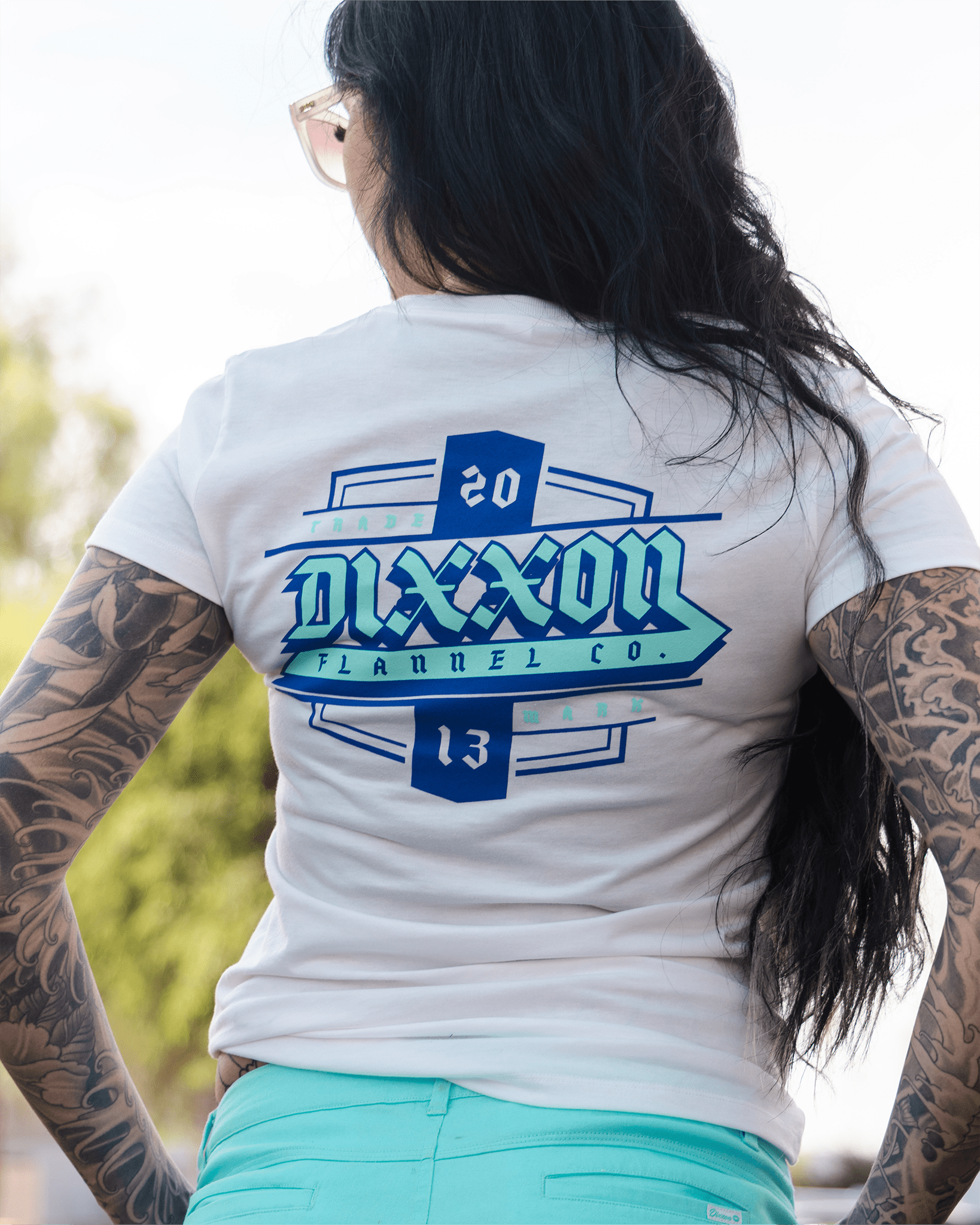 Women's Razors Edge Fitted Tee - White - Dixxon Flannel Co. view 1